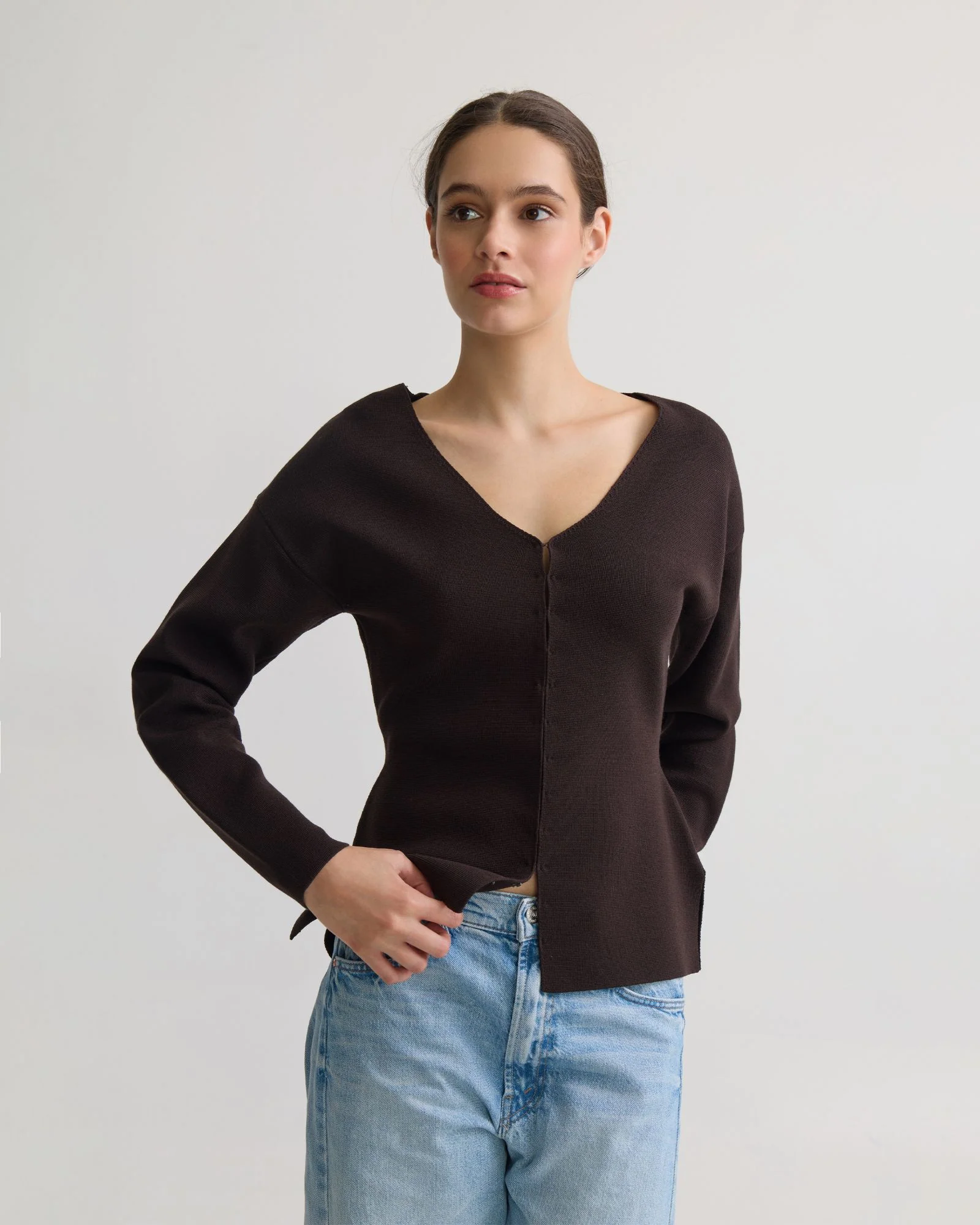 Carmen Sculptured Cardigan - Image 2