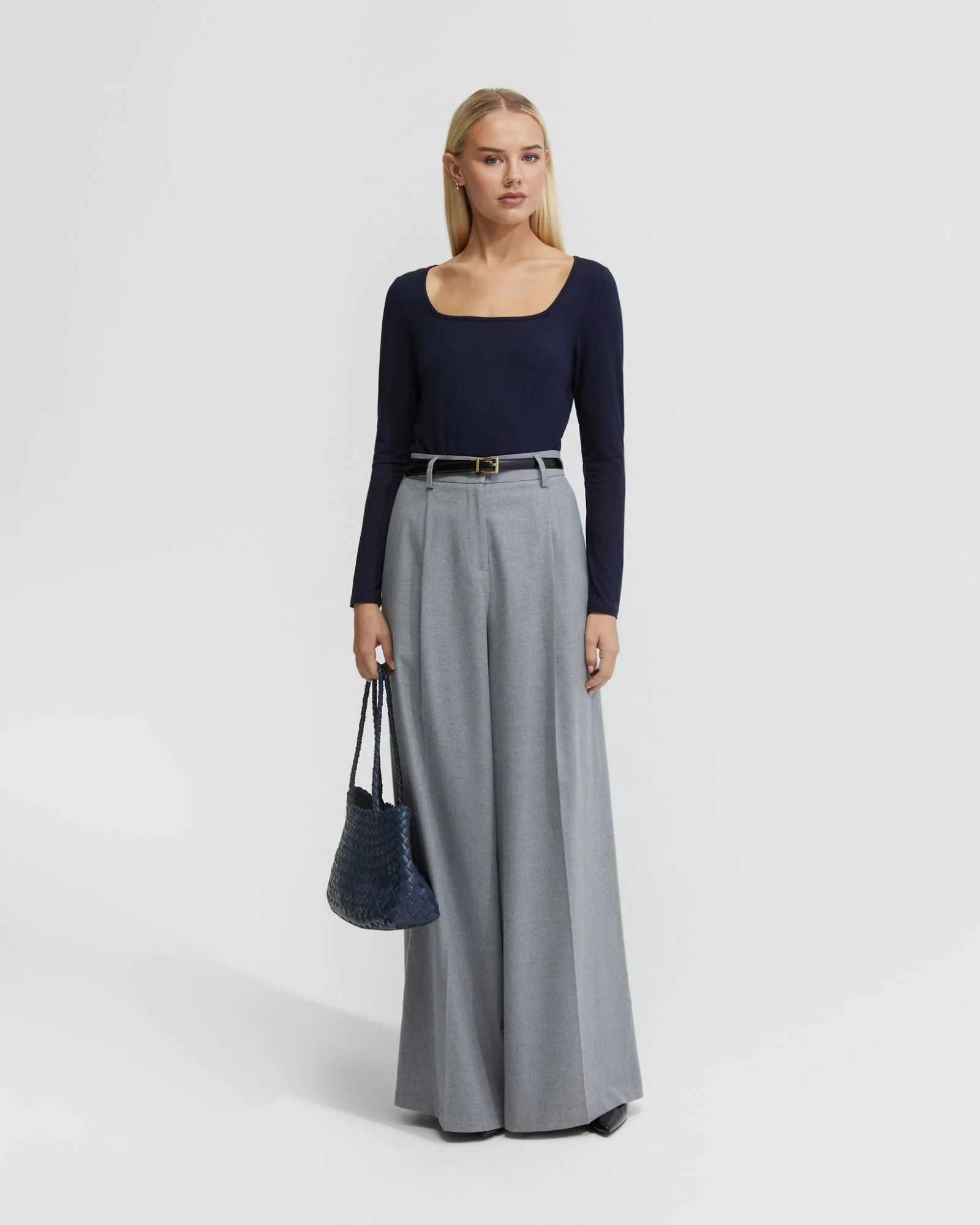 Cassie Square Neck Long Sleeve T-Shirt