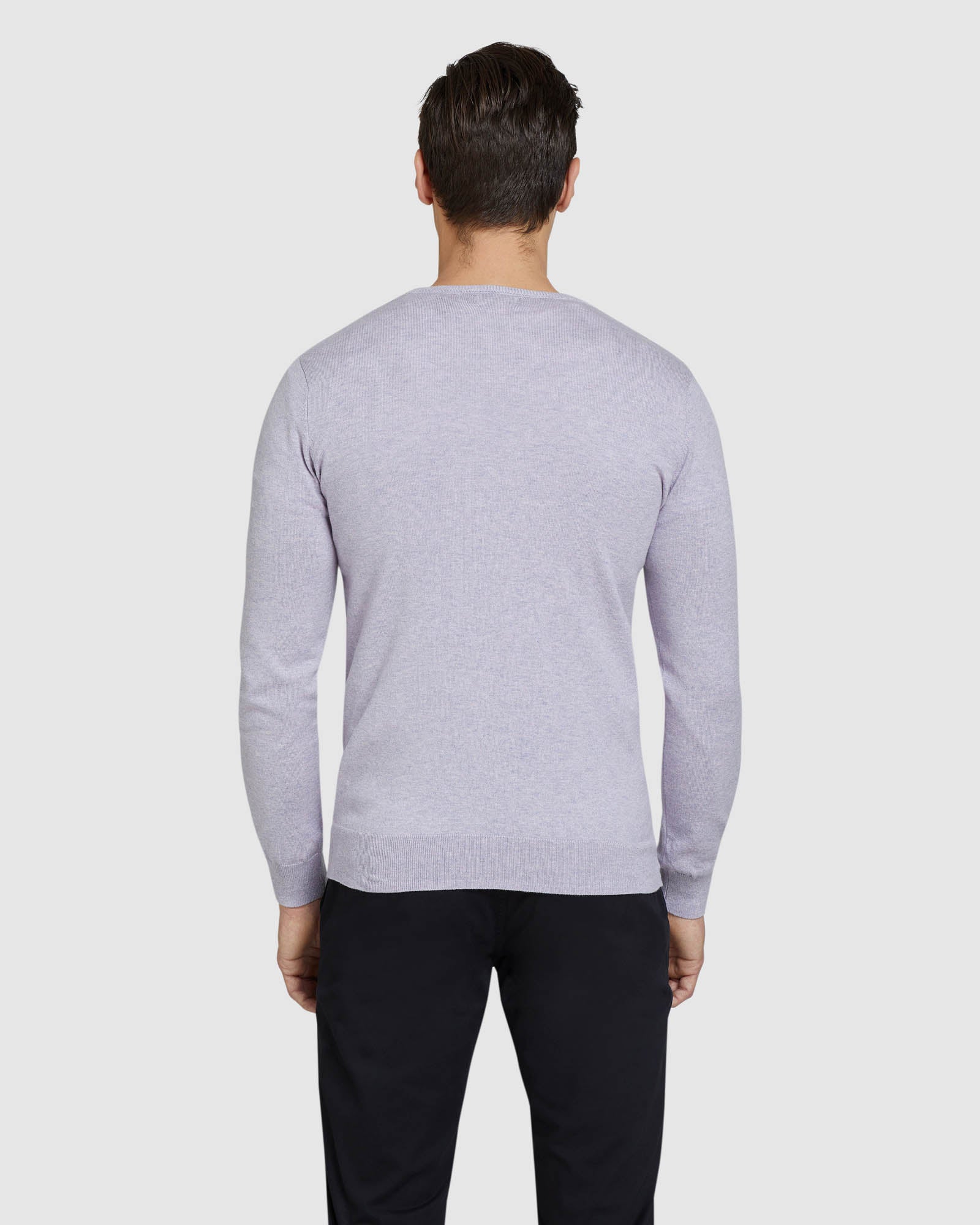 Cotton Cashmere V-Neck Pullover - Image 15