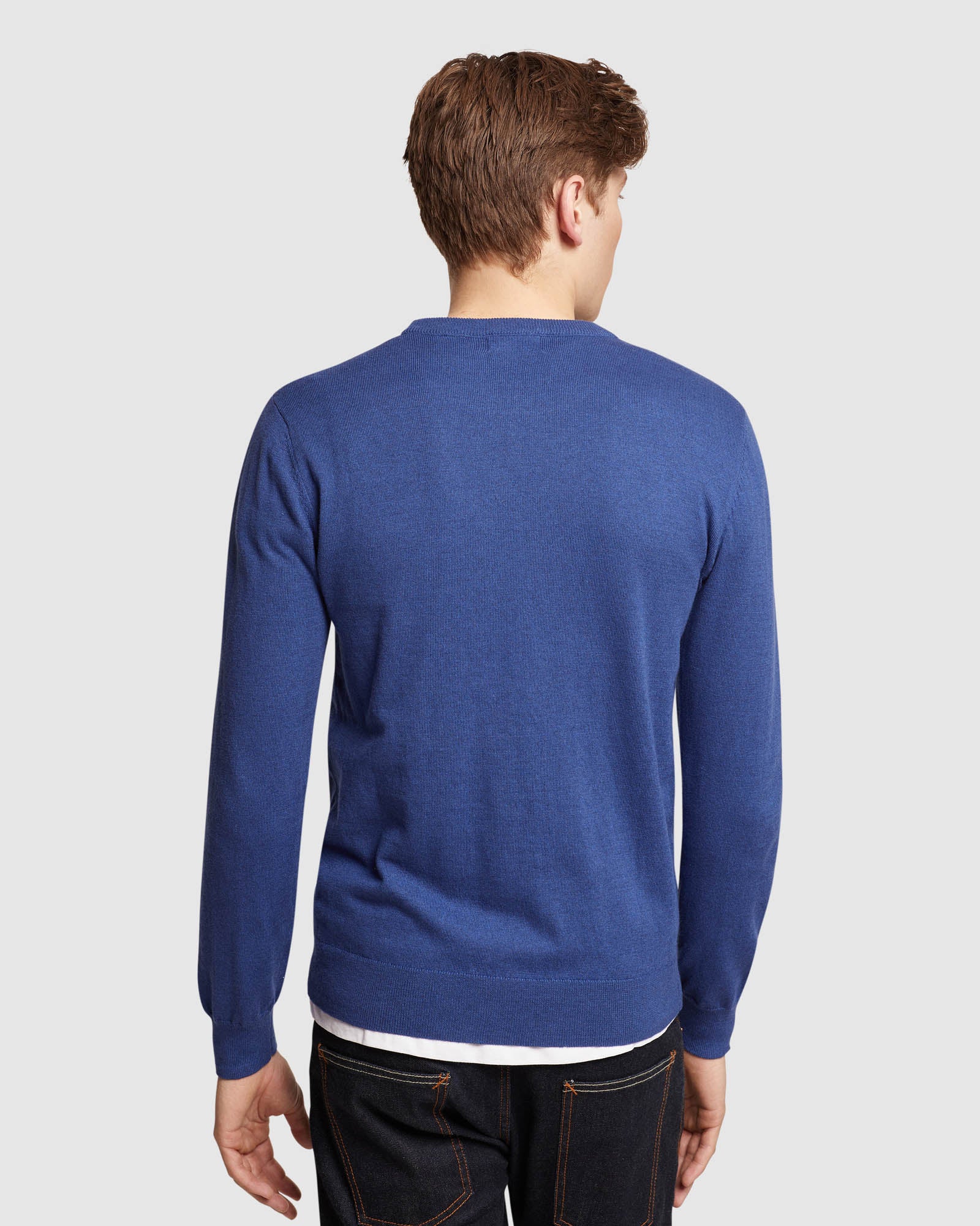 Crew Neck Cotton Cashmere Pullovr - Image 9