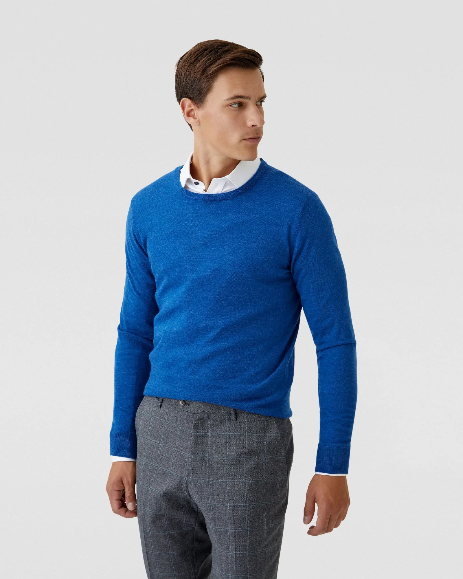 Crew Neck Merino Wool Knit - Image 2