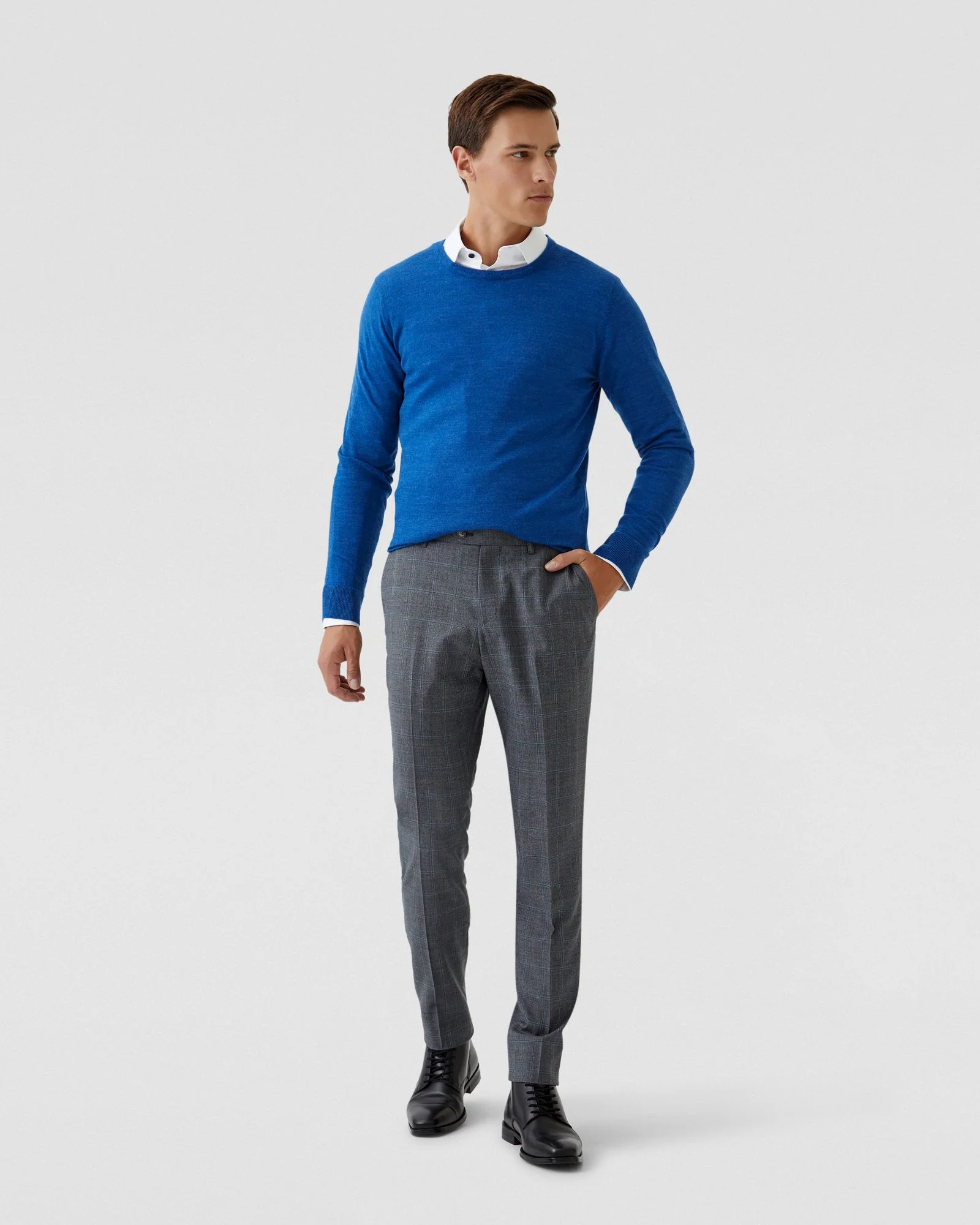 Crew Neck Merino Wool Knit - Image 4