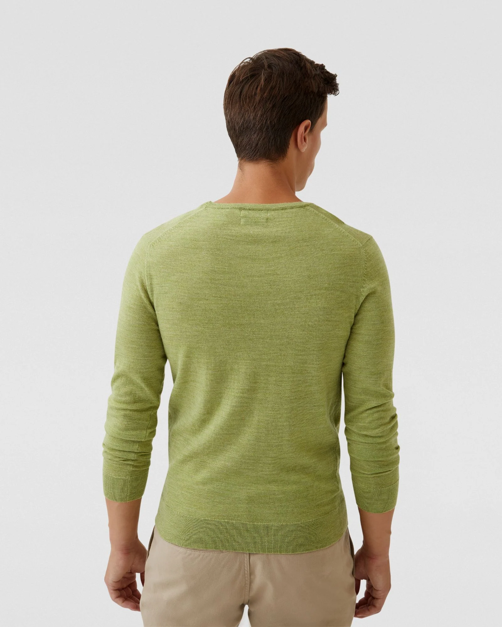 Crew Neck Merino Wool Knit - Image 9