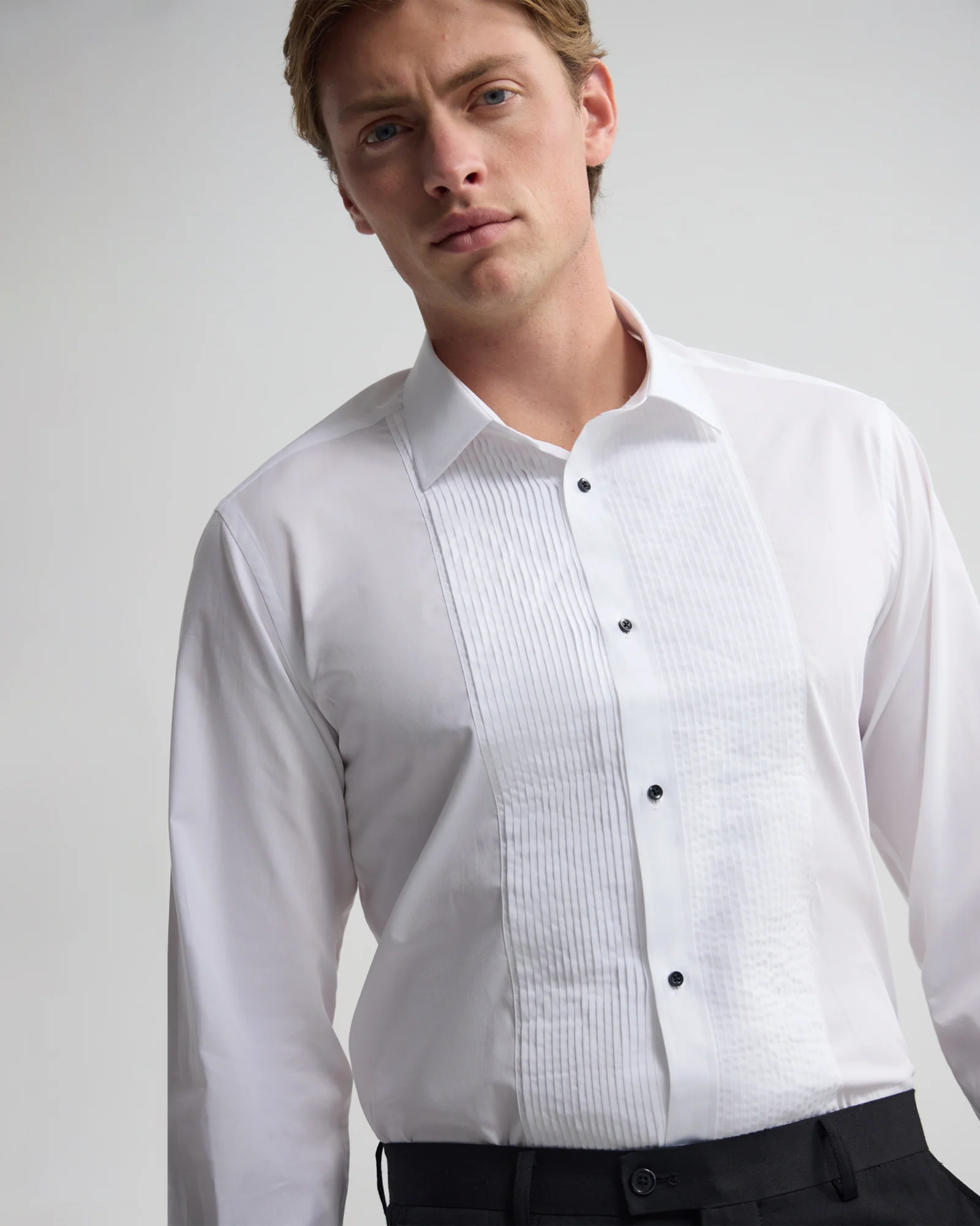 Dinner Shirt With Front Pleats - Image 5