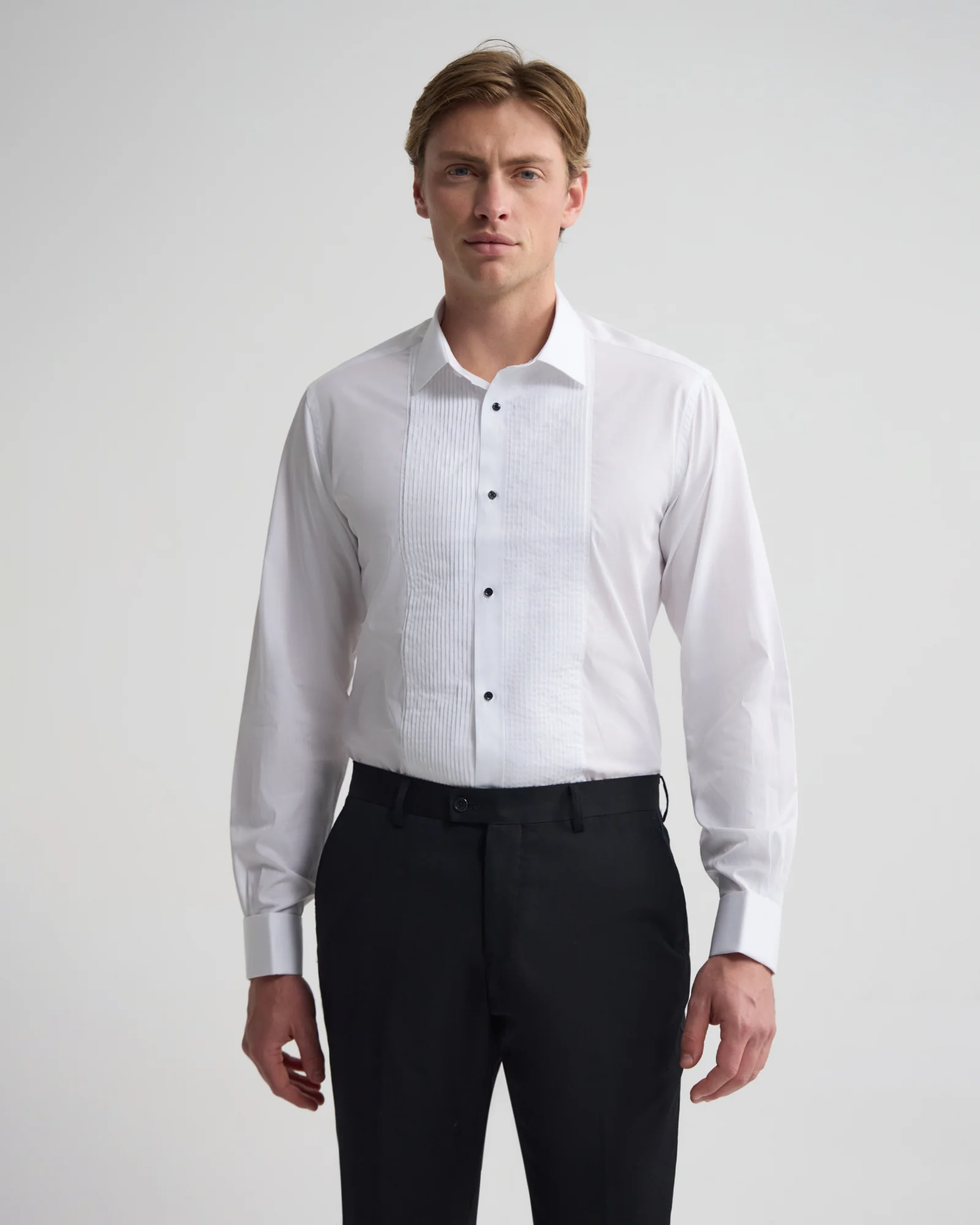 Dinner Shirt With Front Pleats - Image 9
