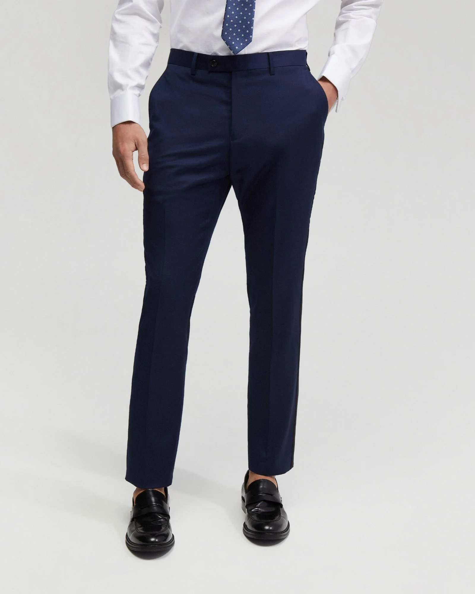 Dinner Suit Trousers With Satin Tape