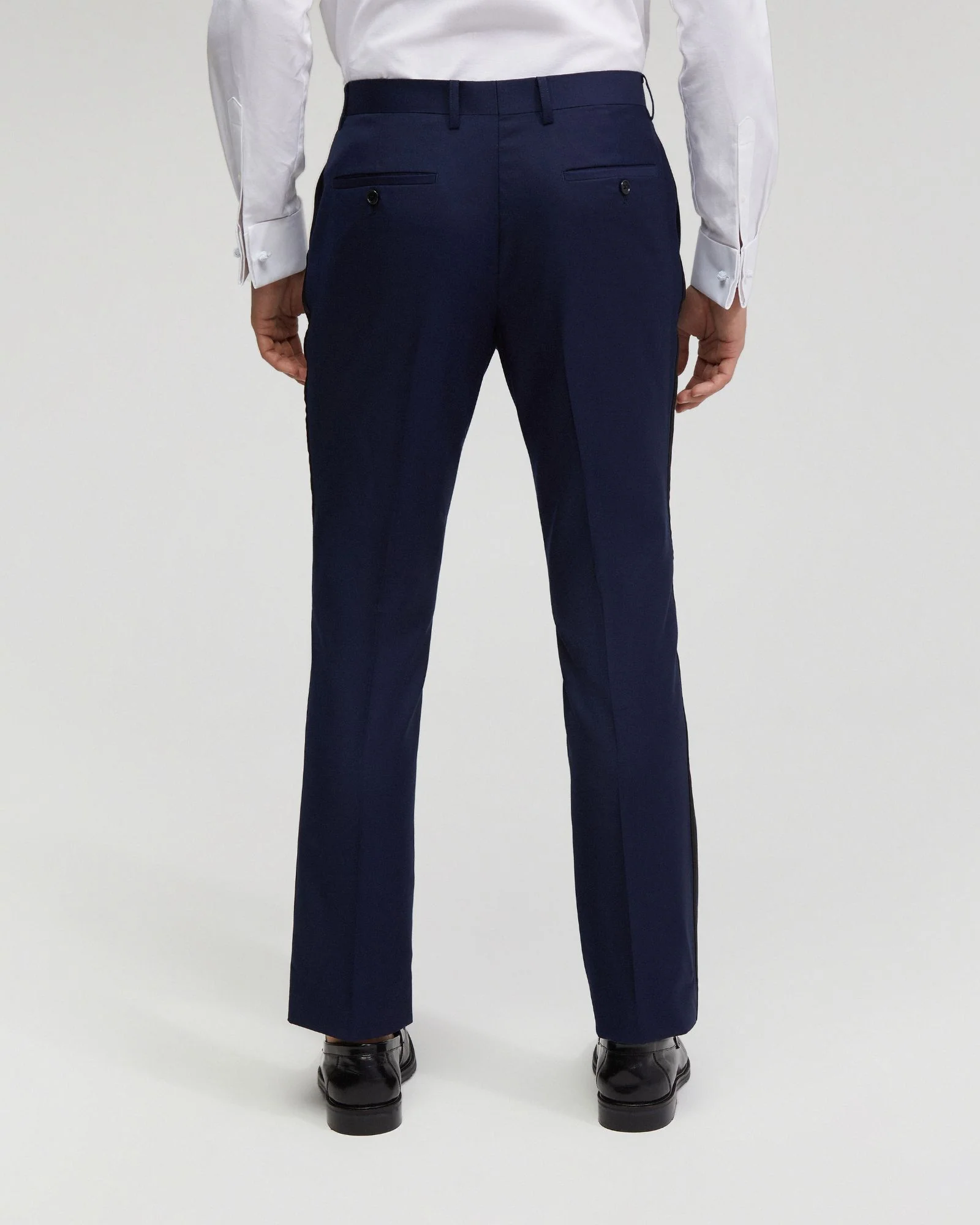 Dinner Suit Trousers With Satin Tape - Image 3