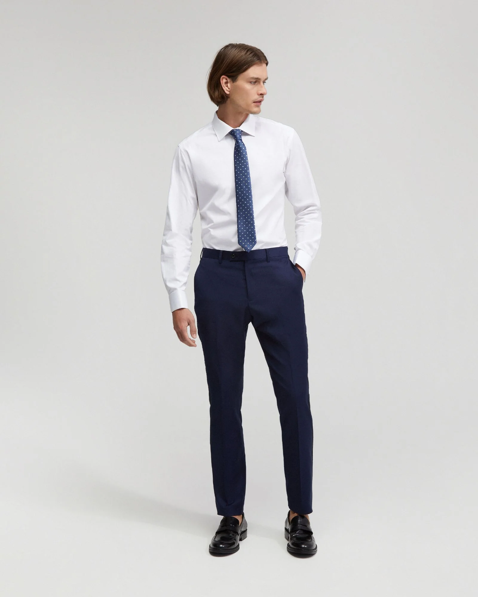 Dinner Suit Trousers With Satin Tape - Image 6