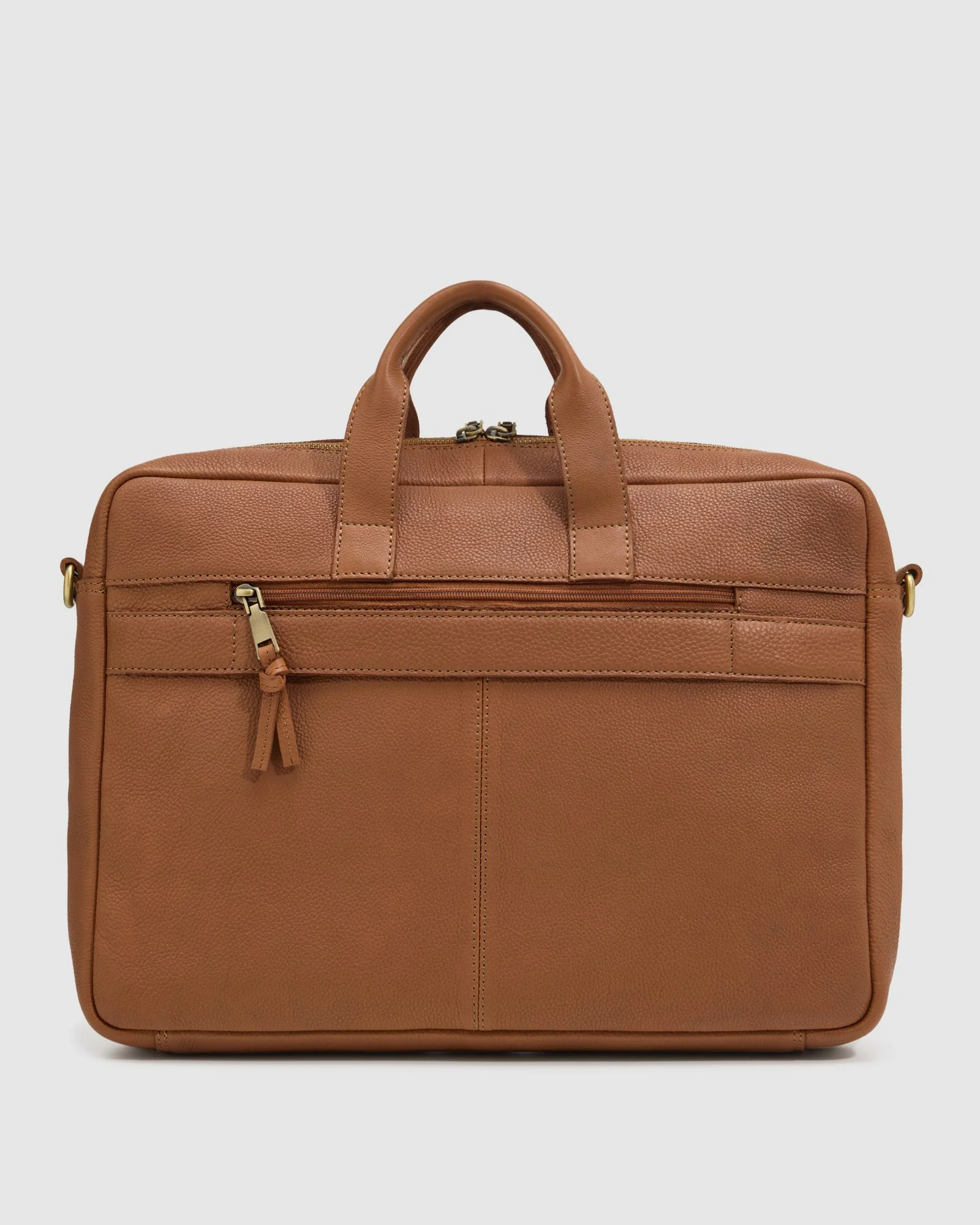Duke Leather Laptop Bag - Image 2