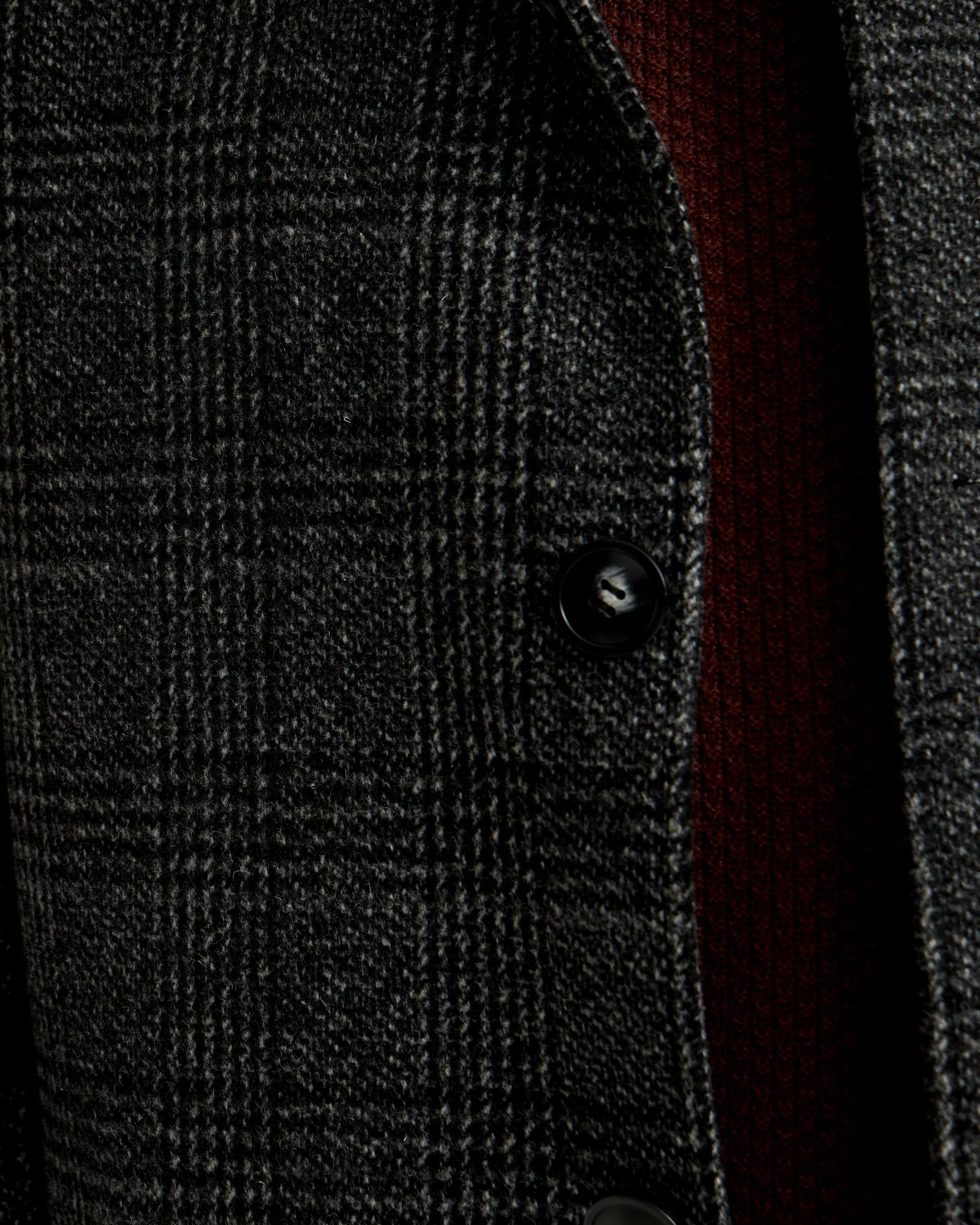 Dunbar Wool Rich Check Overcoat - Image 6