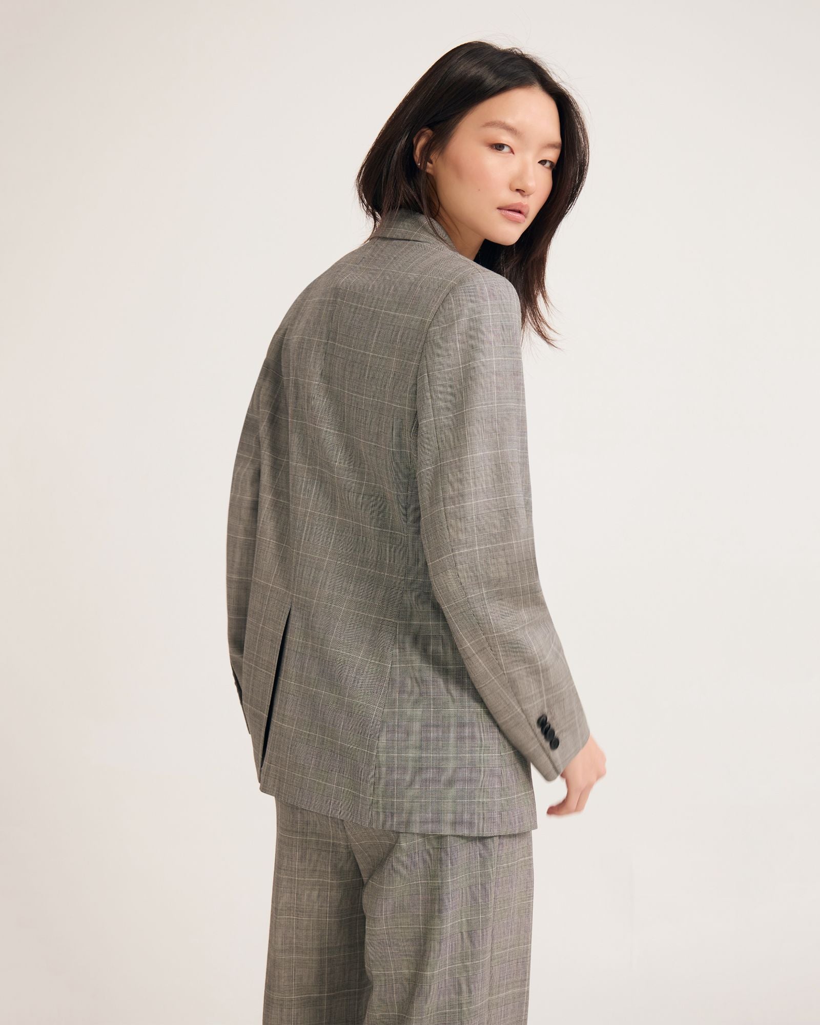 Ebony Pure Wool Suit Jacket - Image 4