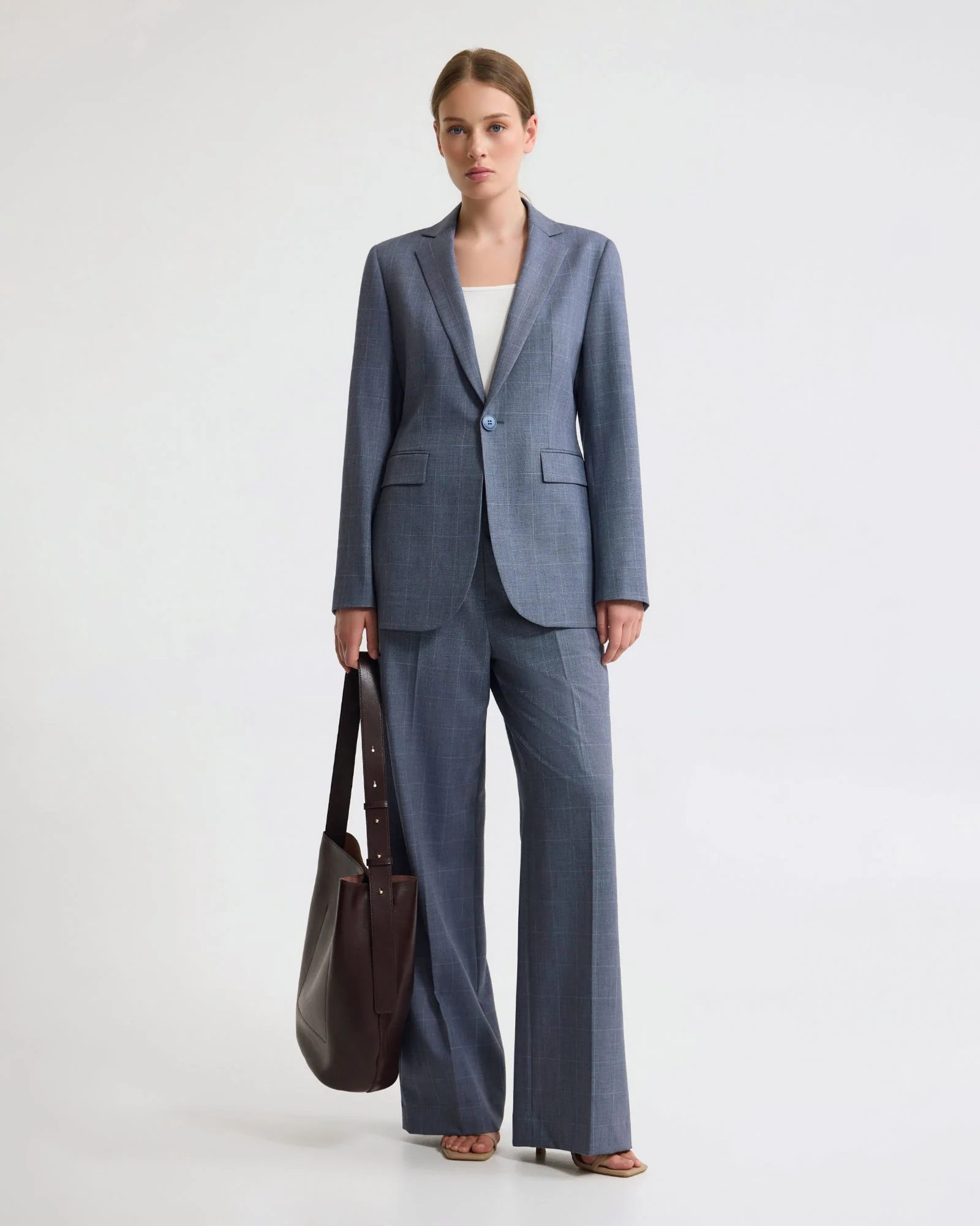 Ebony Wool Blend Suit Jacket - Image 2