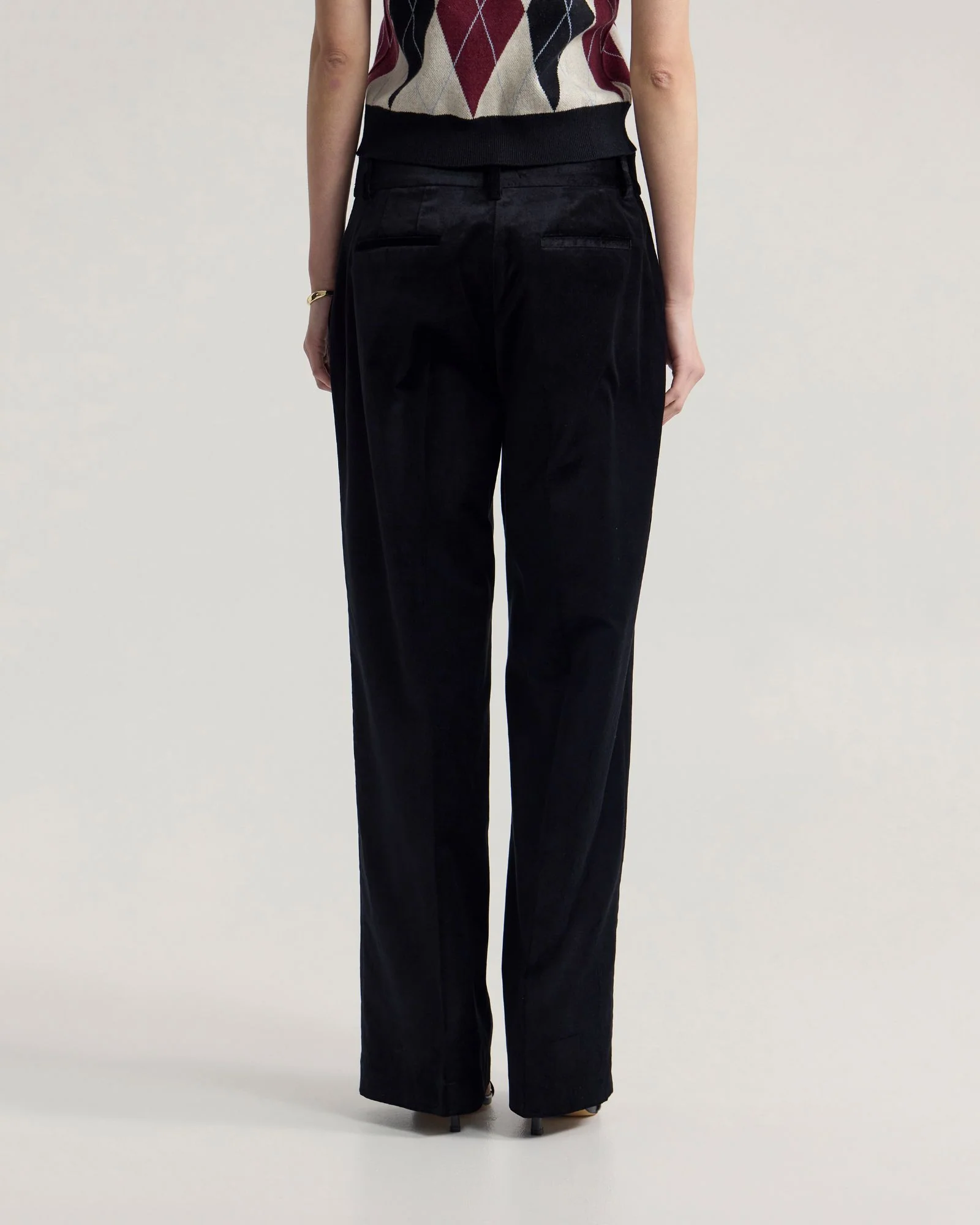 Lydia Velvet Straight Leg Pants - Image 3