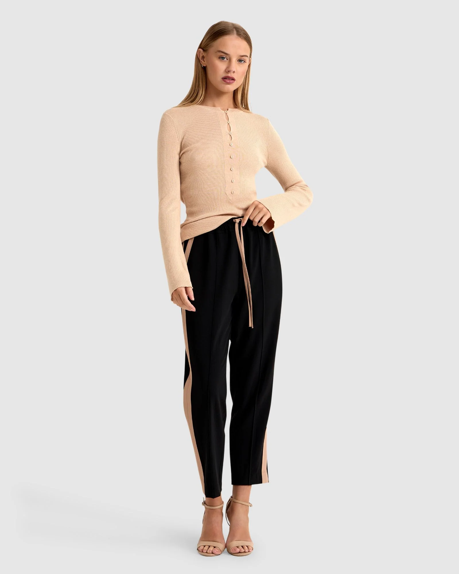 Elka Henley Knit Top - Image 11