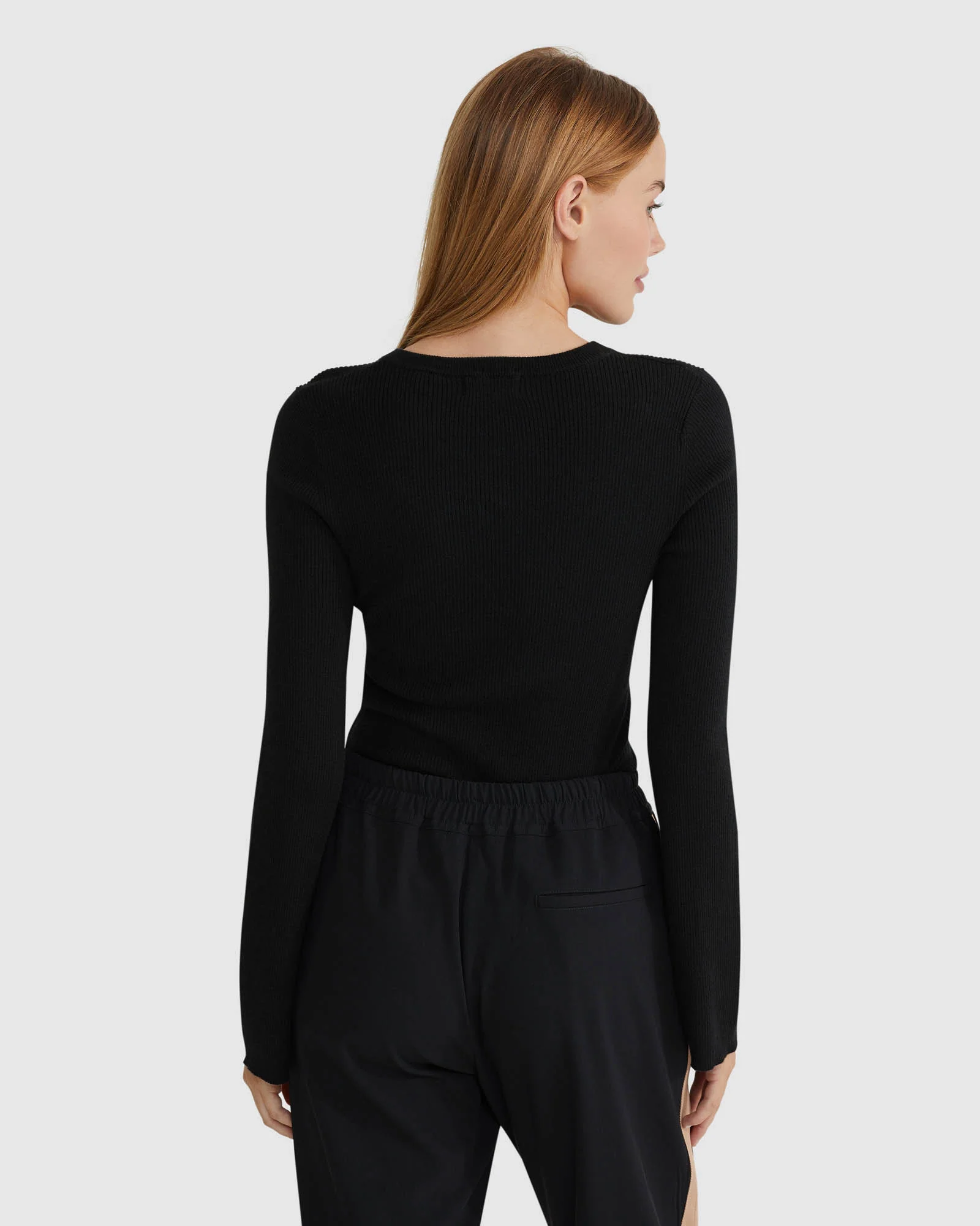 Elka Henley Knit Top - Image 3