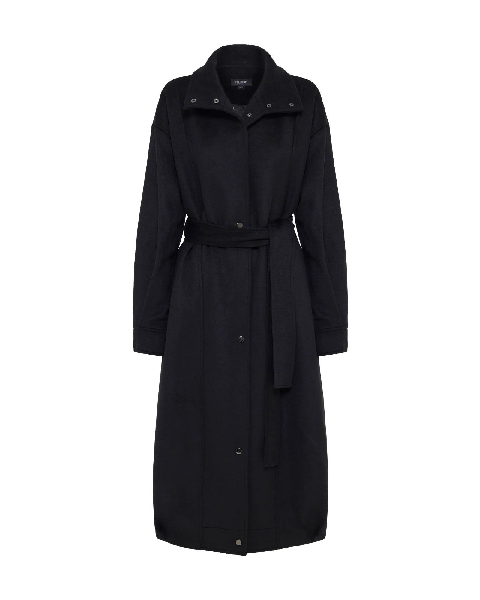 Emily Funnel Collar Wool Blend Coat