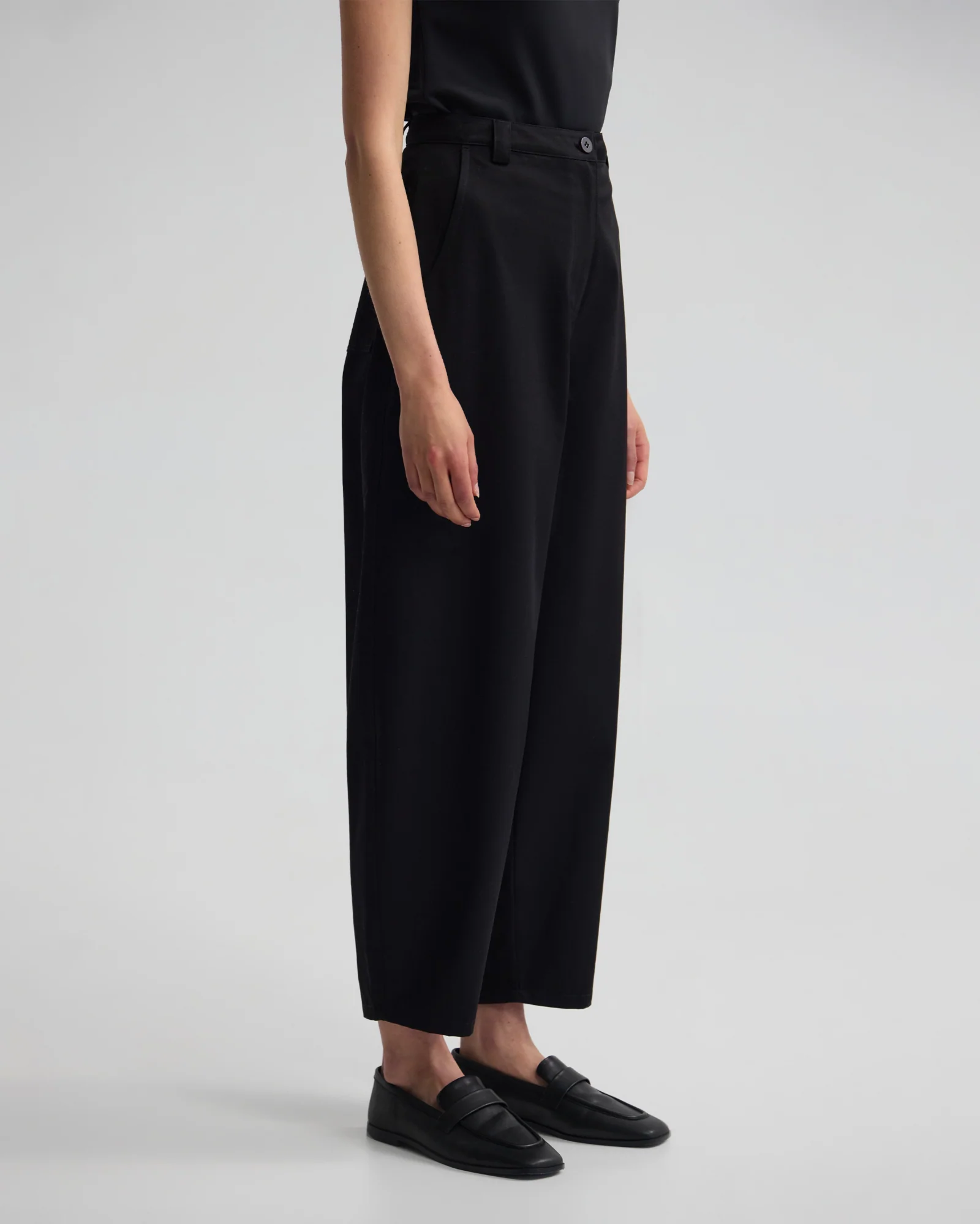 Etta Barrel Leg Cotton Pant - Image 3