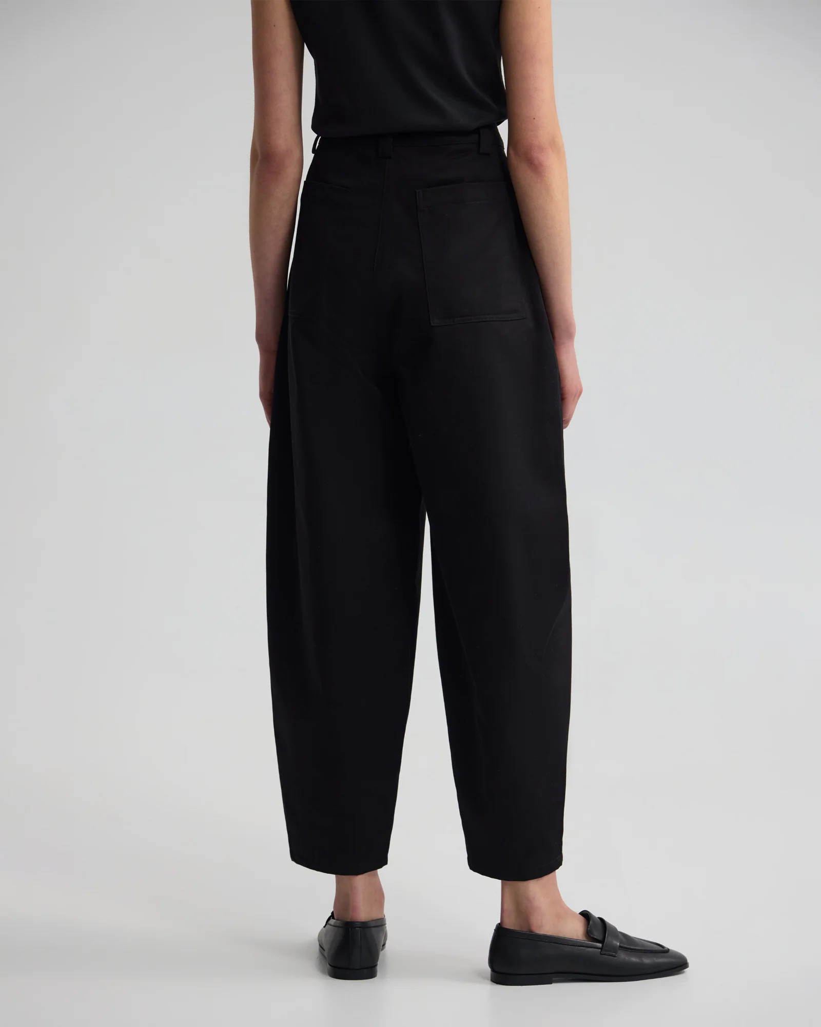 Etta Barrel Leg Cotton Pant - Image 4