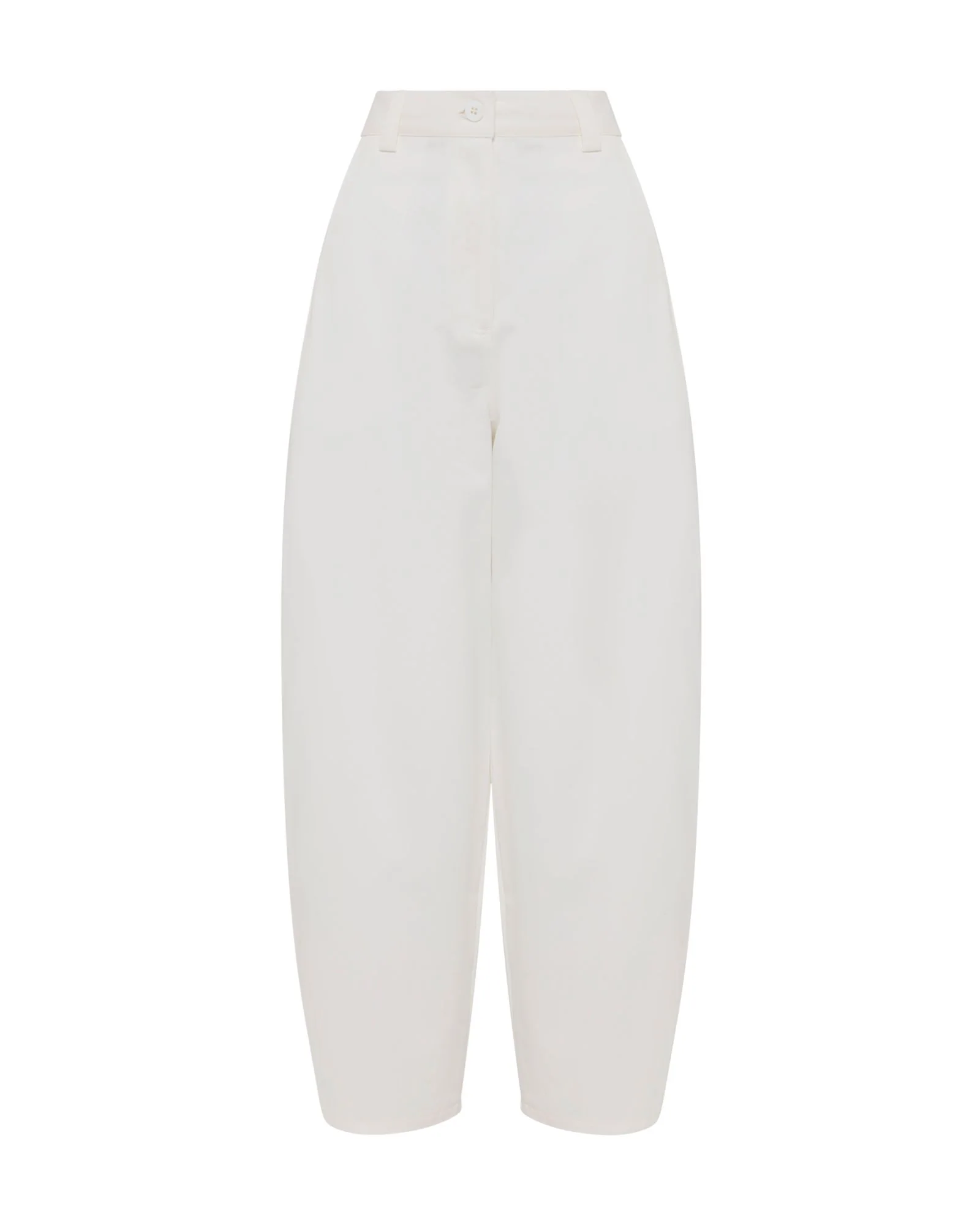 Etta Barrel Leg Cotton Pant - Image 8