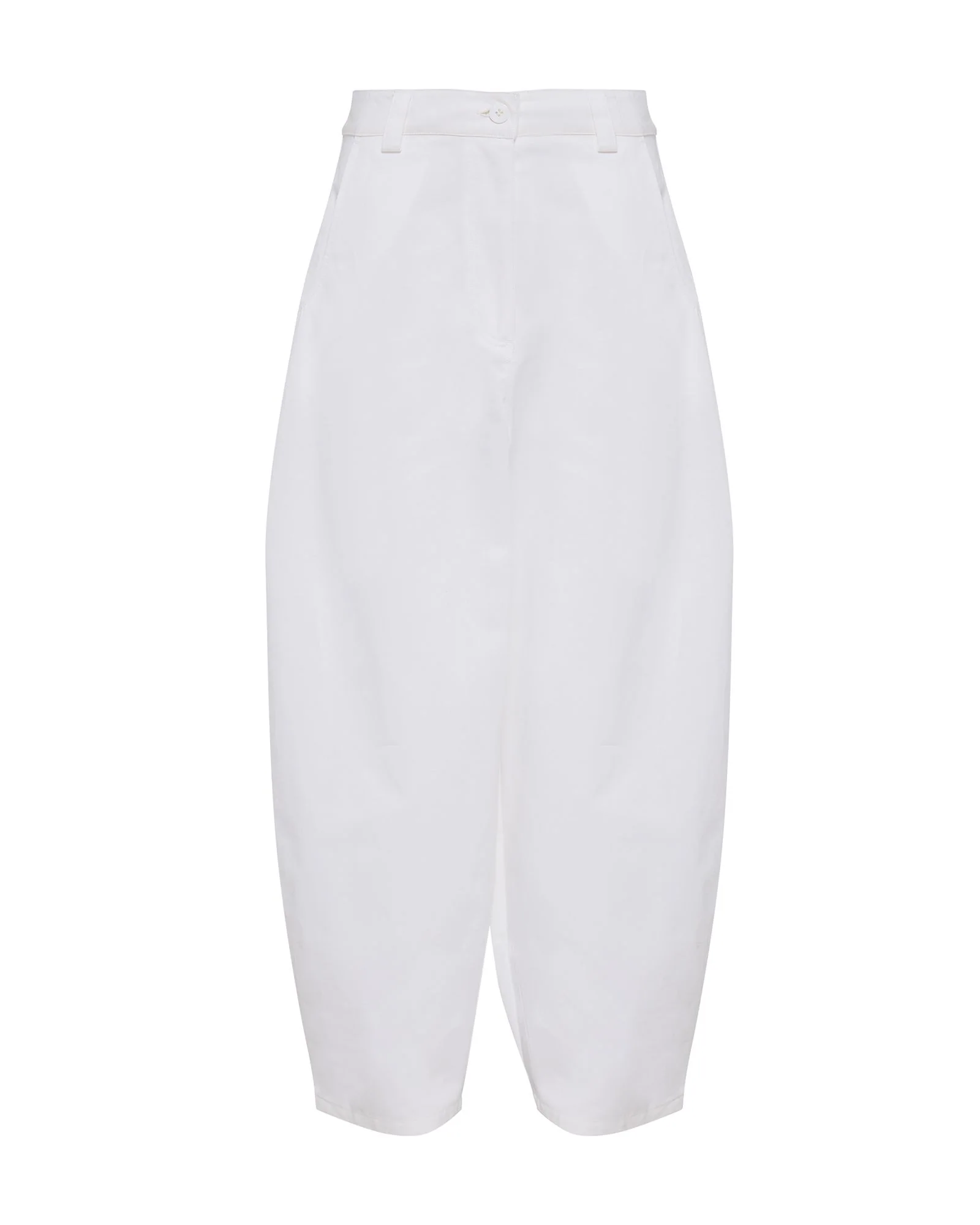 Etta Barrel Leg Cotton Pant - Image 9