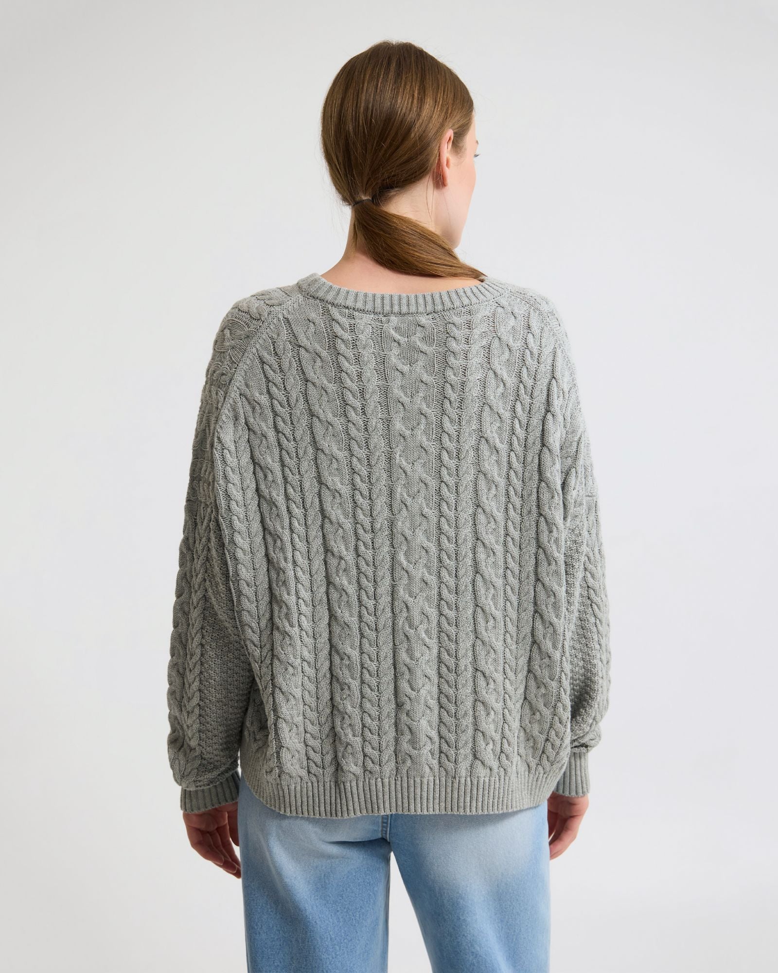 Evie Cable Knit Crew Neck - Image 12