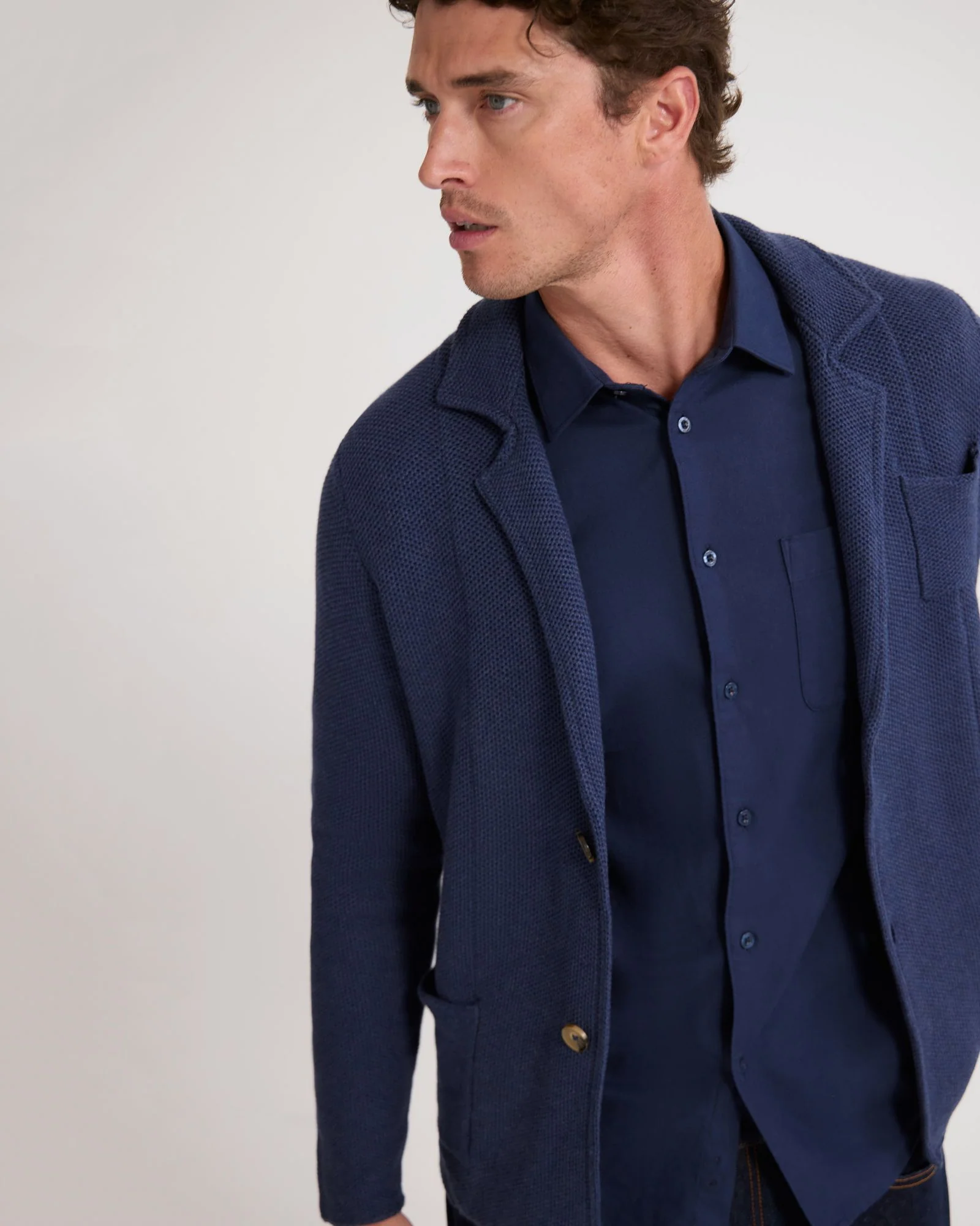 Fernando Cotton Boxy Cardigan - Image 5