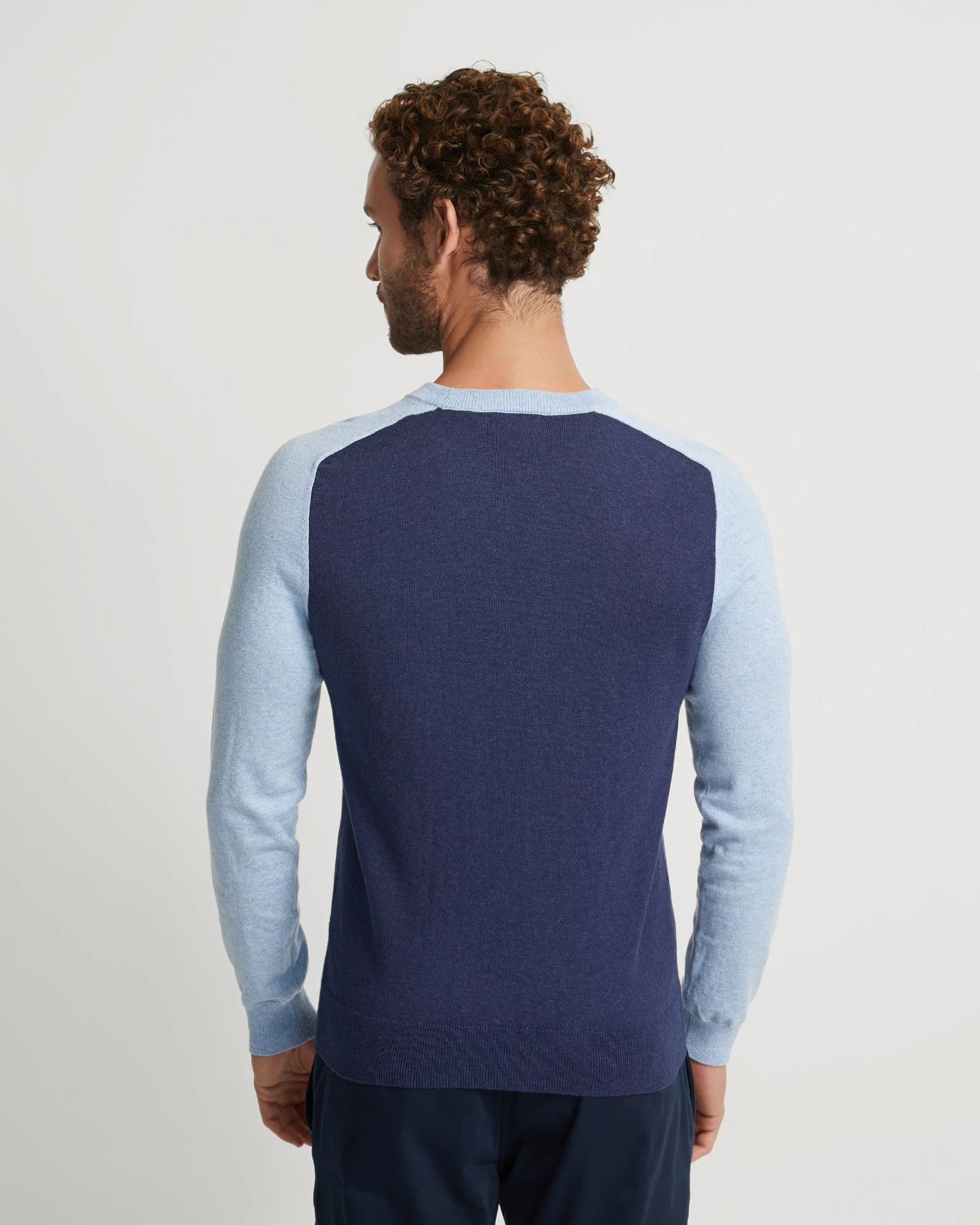 Finn Crew Neck Cashmere Blend Top - Image 3