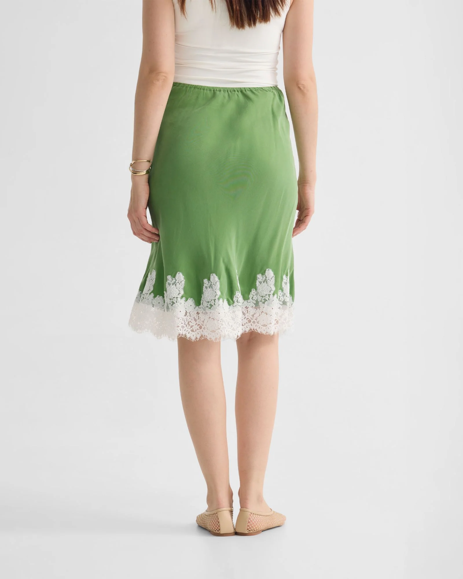 Frieda Lace Trim Skirt - Image 4