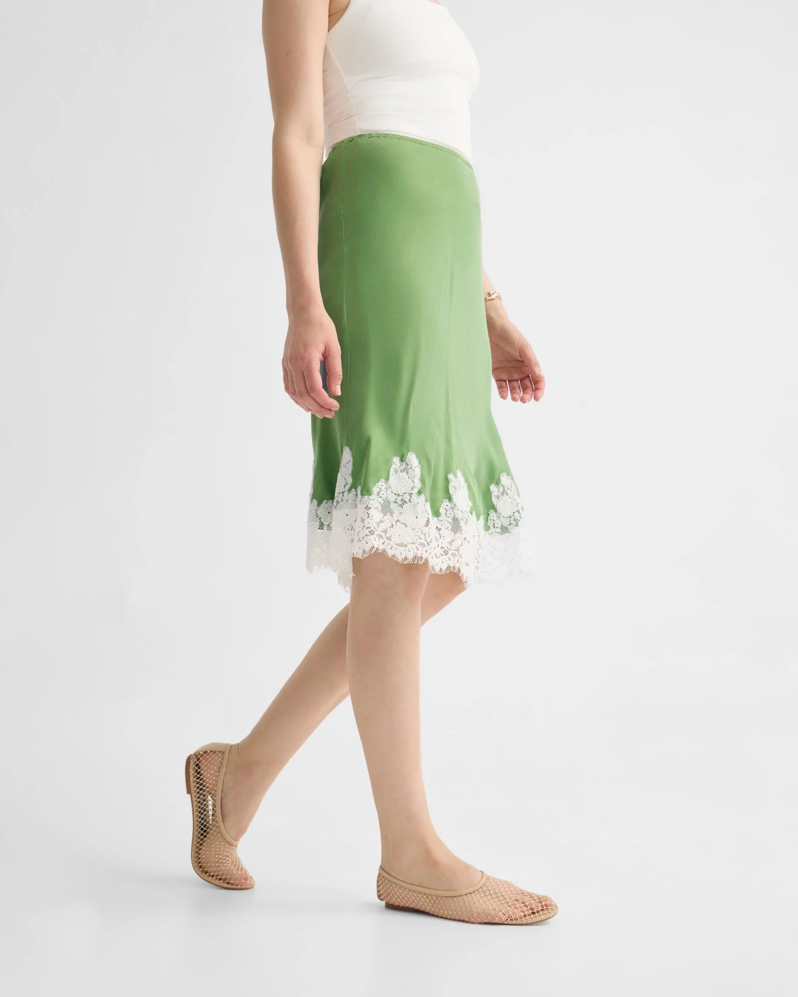 Frieda Lace Trim Skirt - Image 5