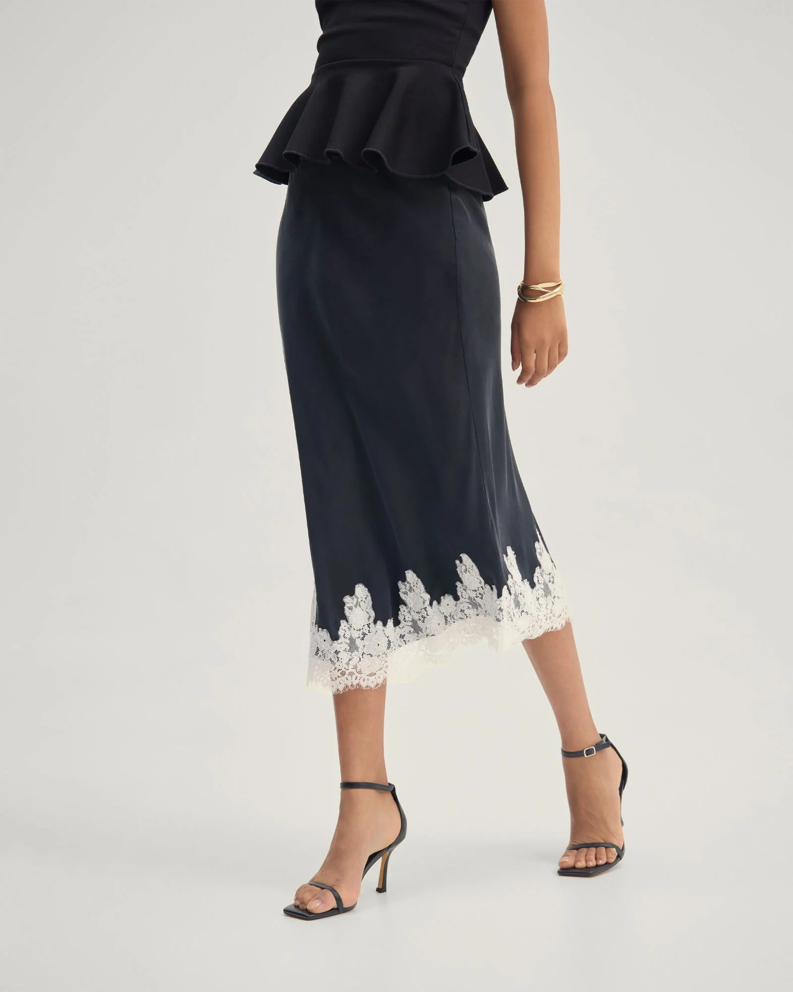 Frieda Lace Trim Skirt - Image 9