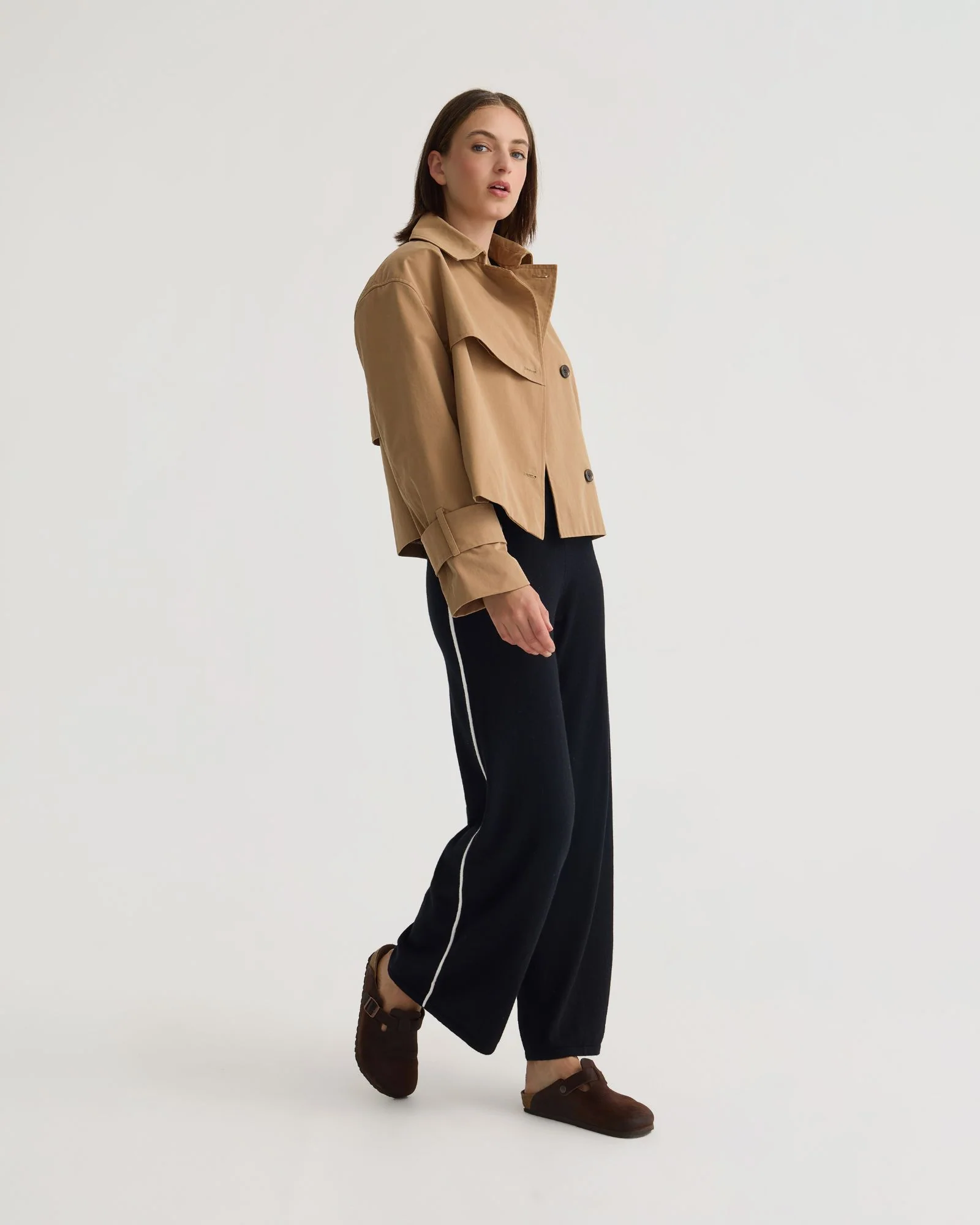 Griffin Crop Trench Jacket - Image 8