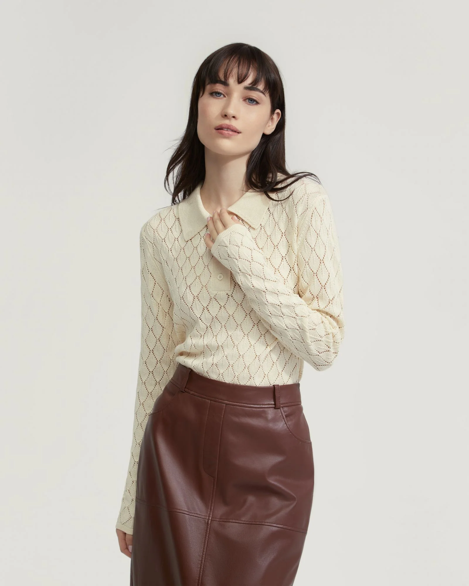 Hana Polo Neck Knit - Image 11