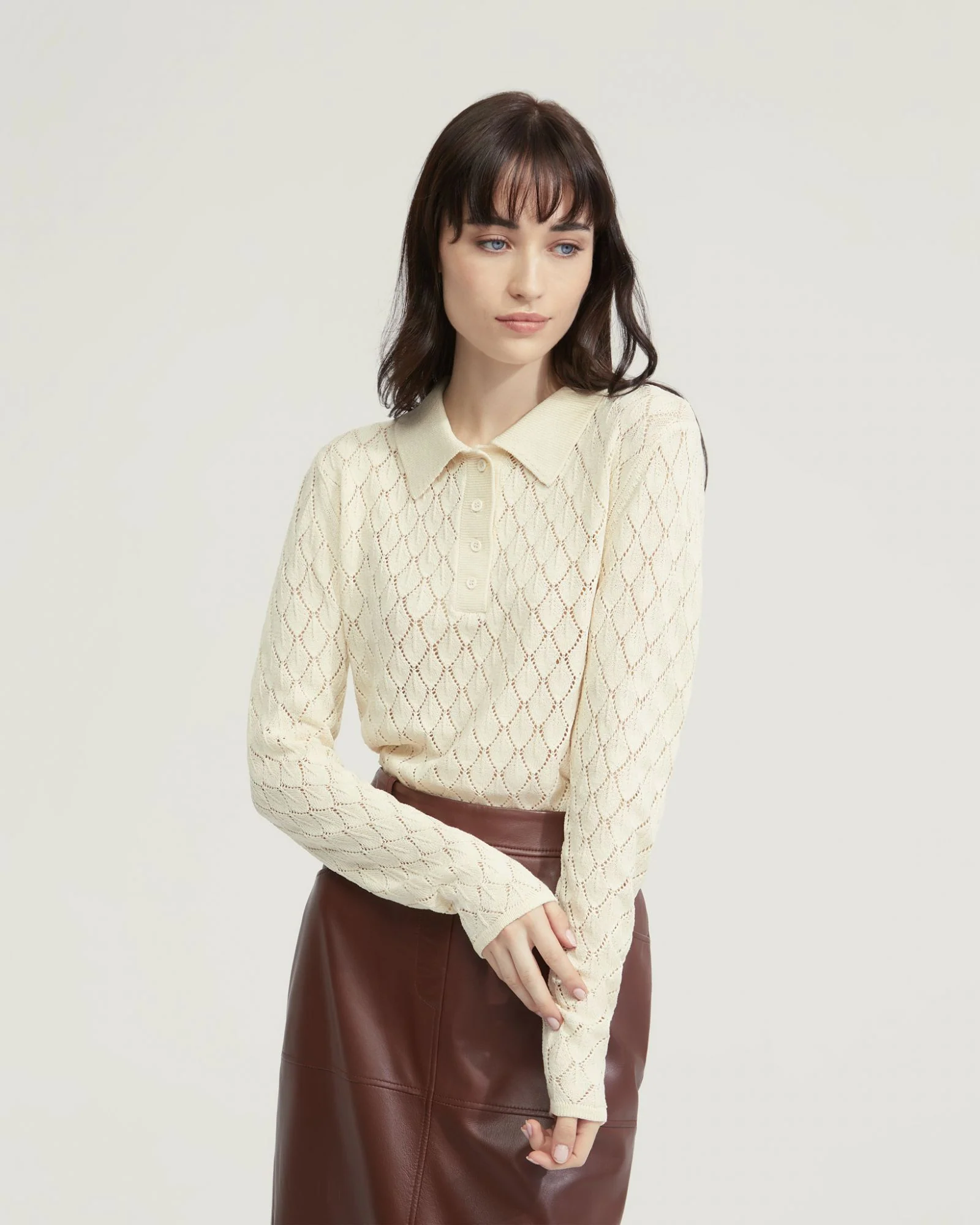 Hana Polo Neck Knit - Image 12
