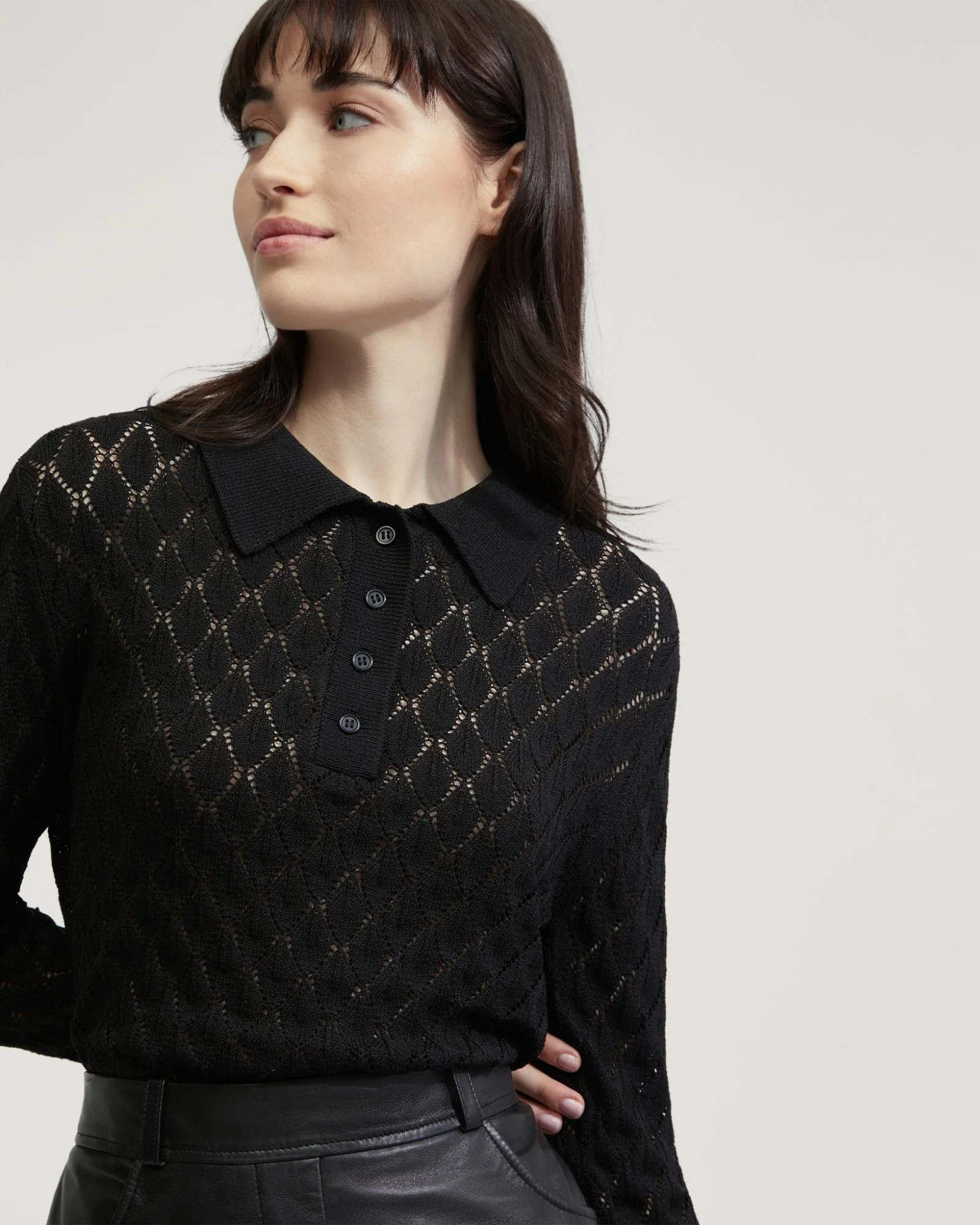 Hana Polo Neck Knit - Image 7