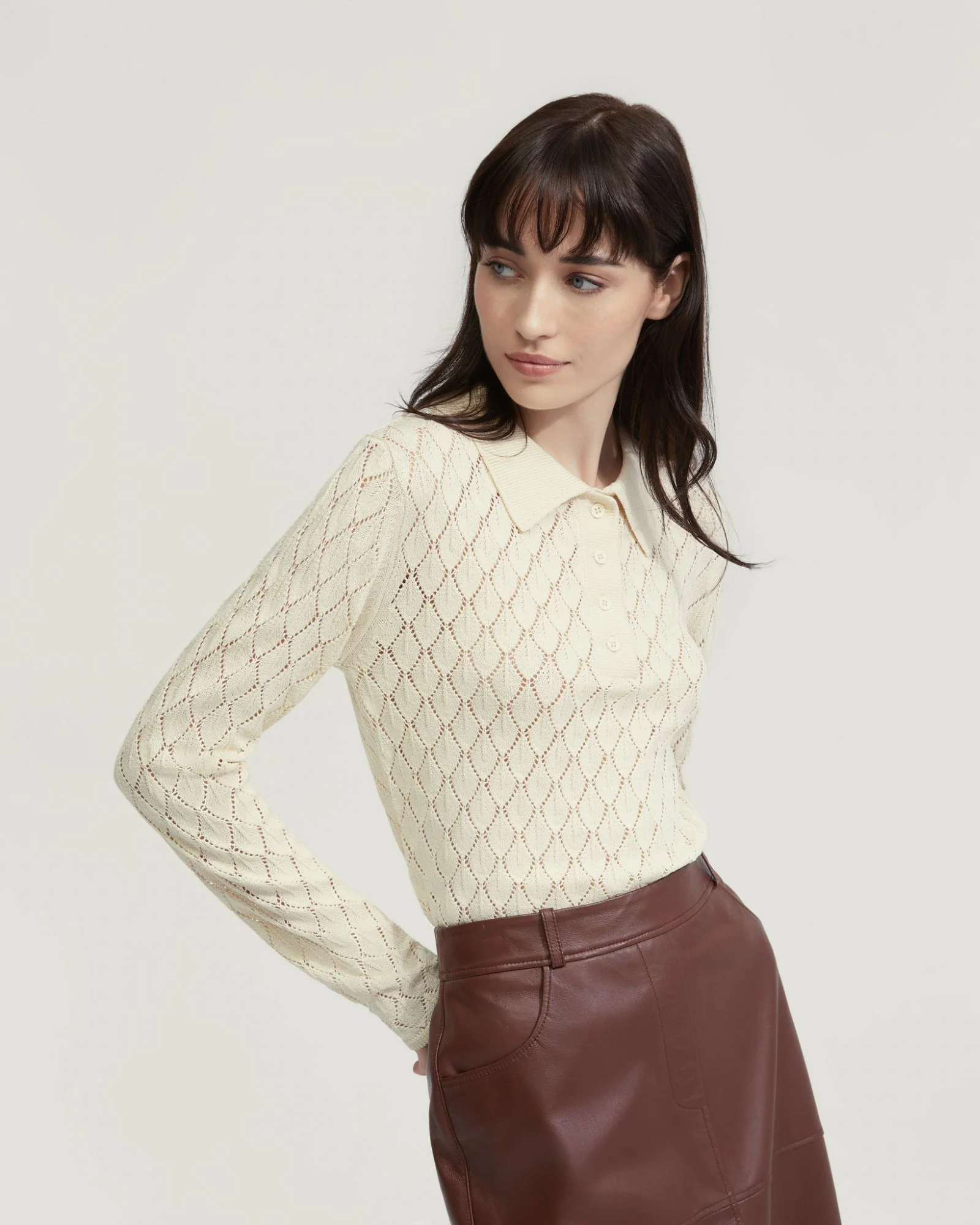 Hana Polo Neck Knit - Image 9
