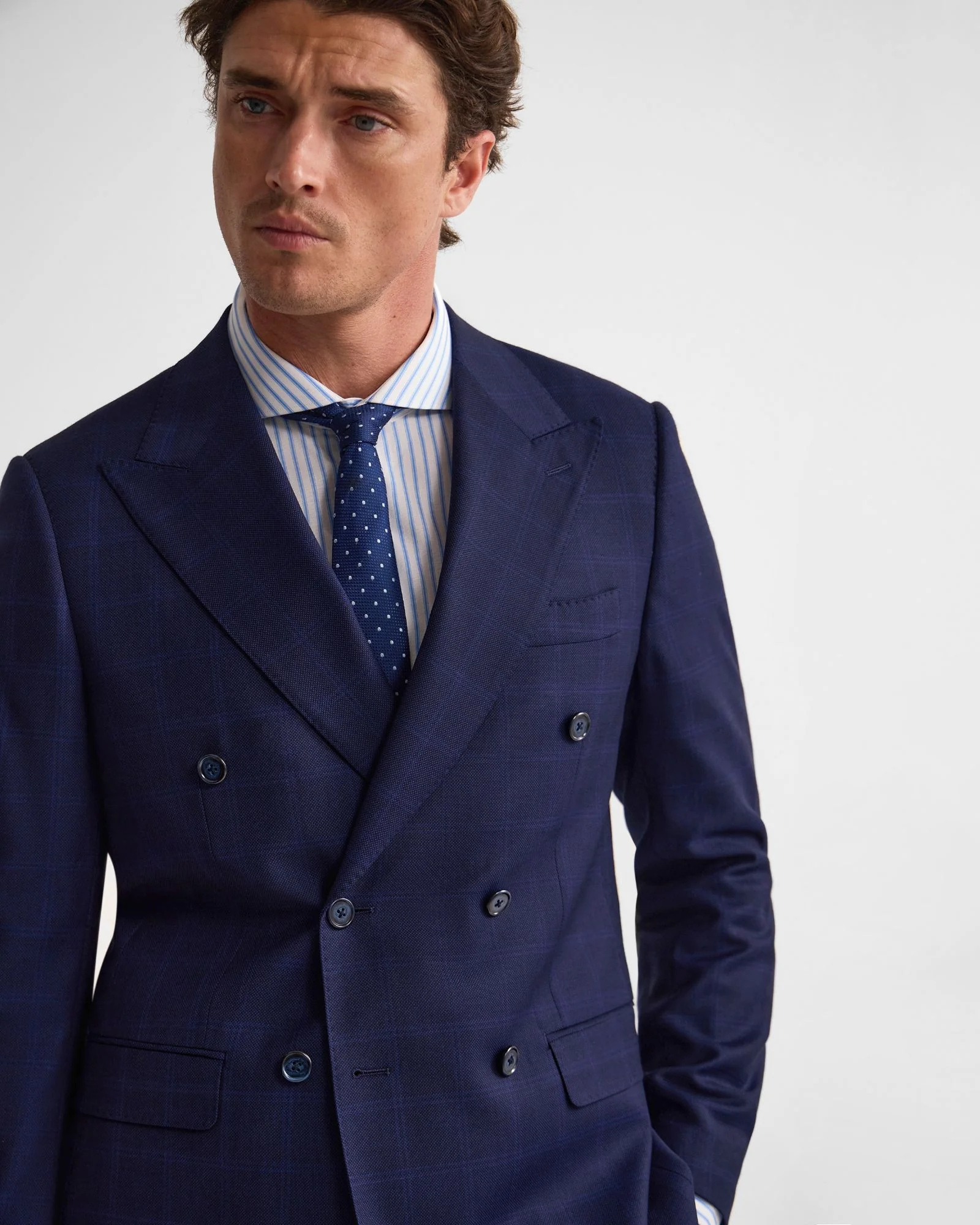 Hardy Double Breast Check Jacket - Image 4