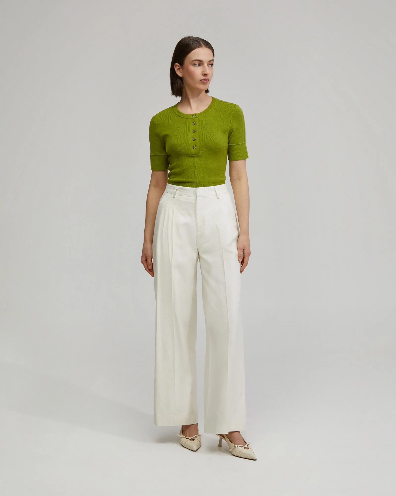 Helena Button Front Knit