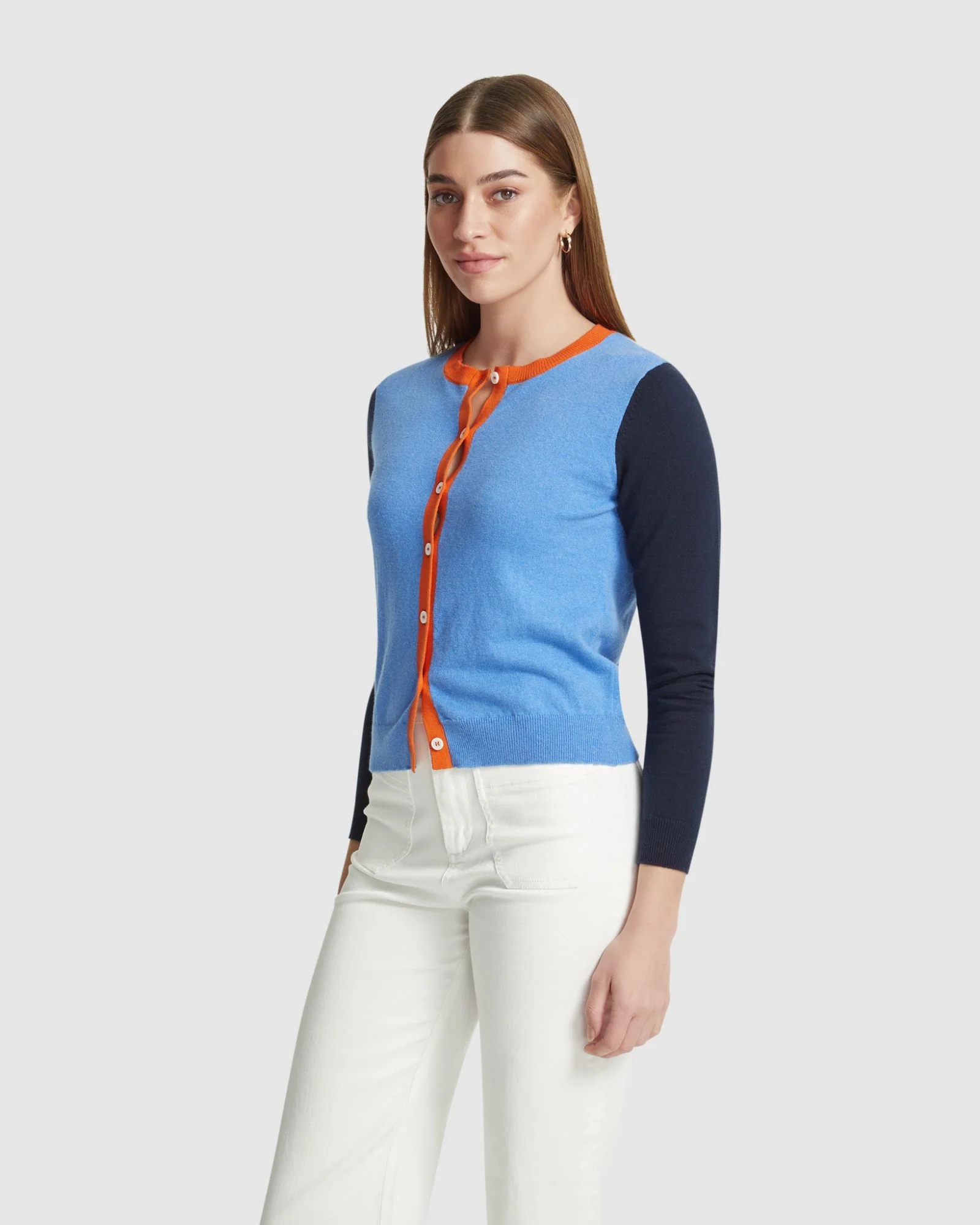Helena Cashmere Blend Cardigan - Image 2