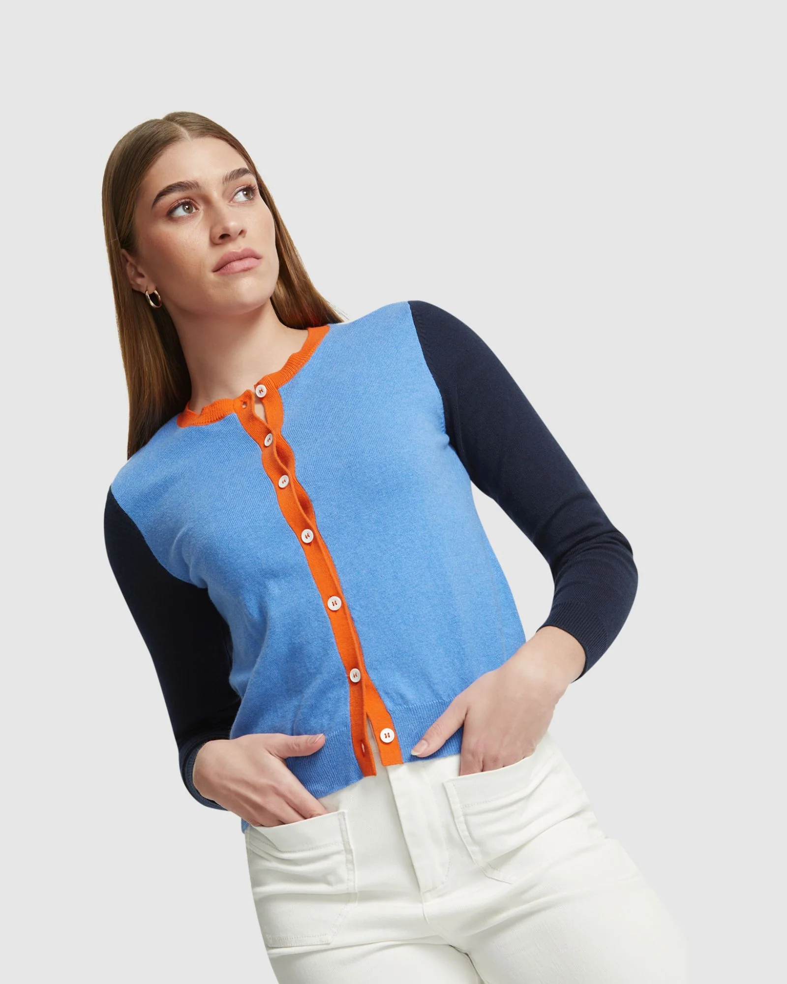 Helena Cashmere Blend Cardigan - Image 4