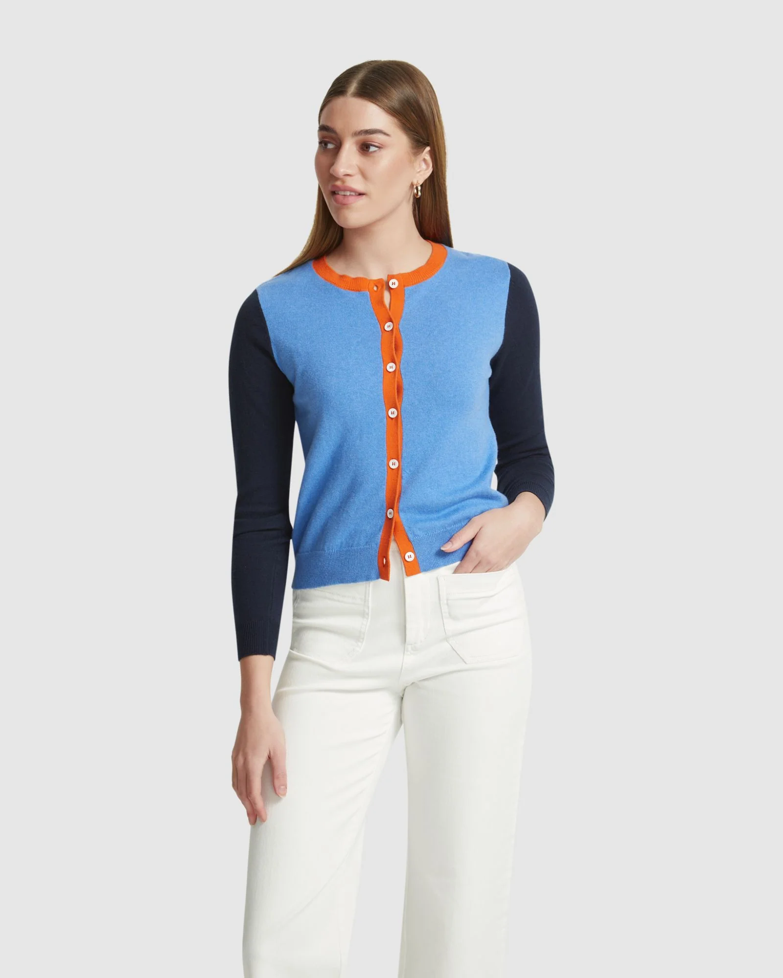 Helena Cashmere Blend Cardigan - Image 5