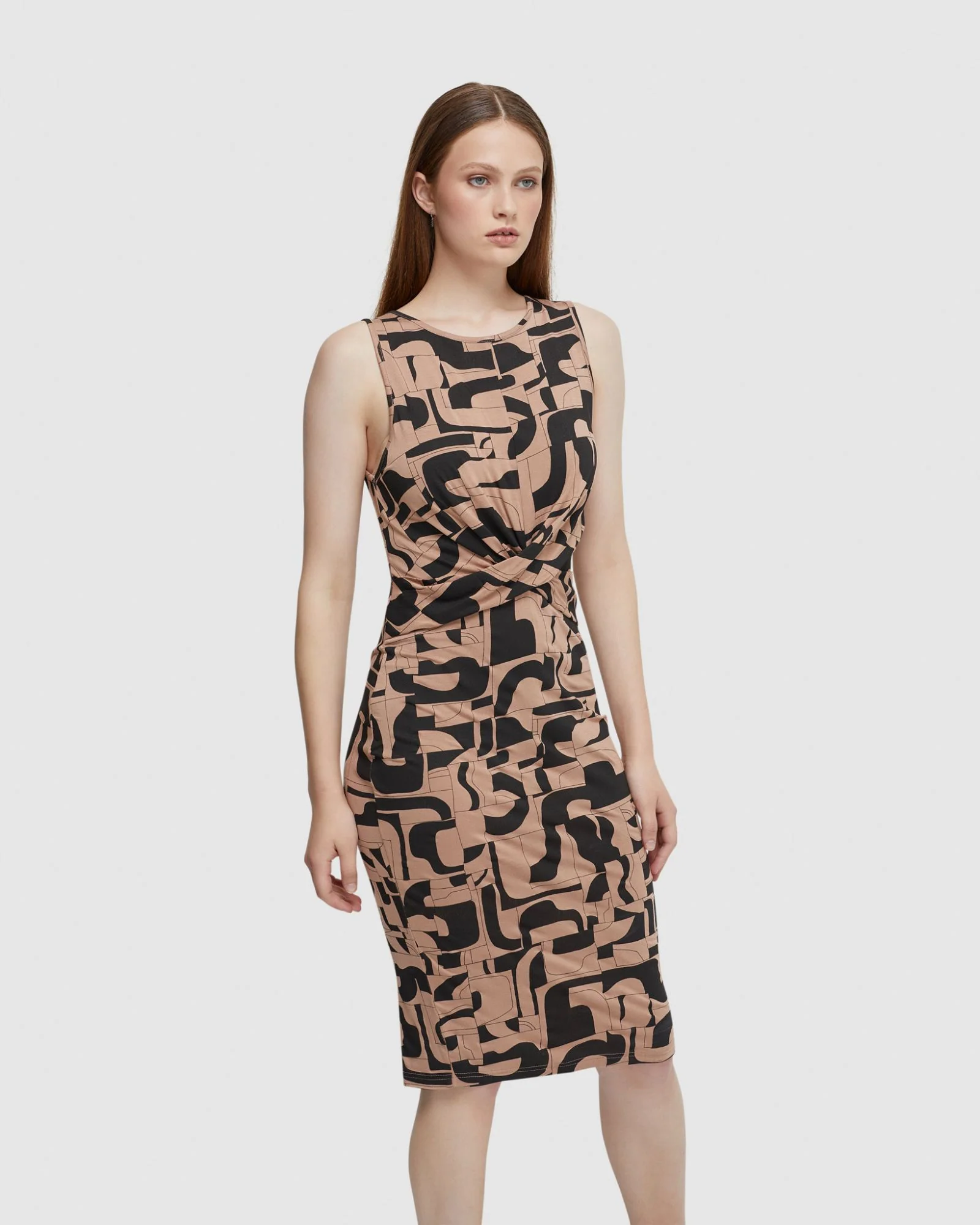Holly Sleeveless Printed Dress - Image 2