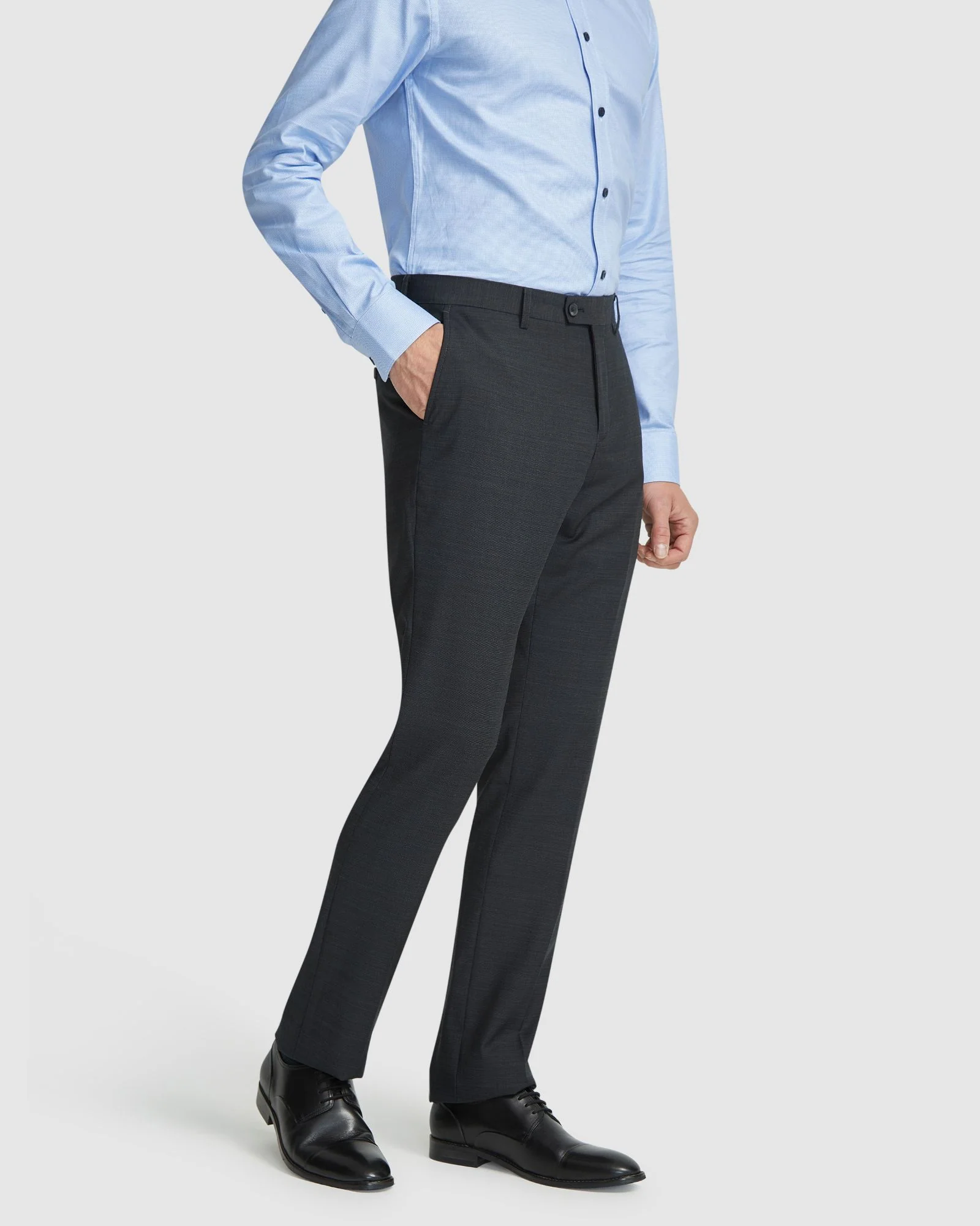 Hopkins Wool Stretch Suit Trousers - Image 2