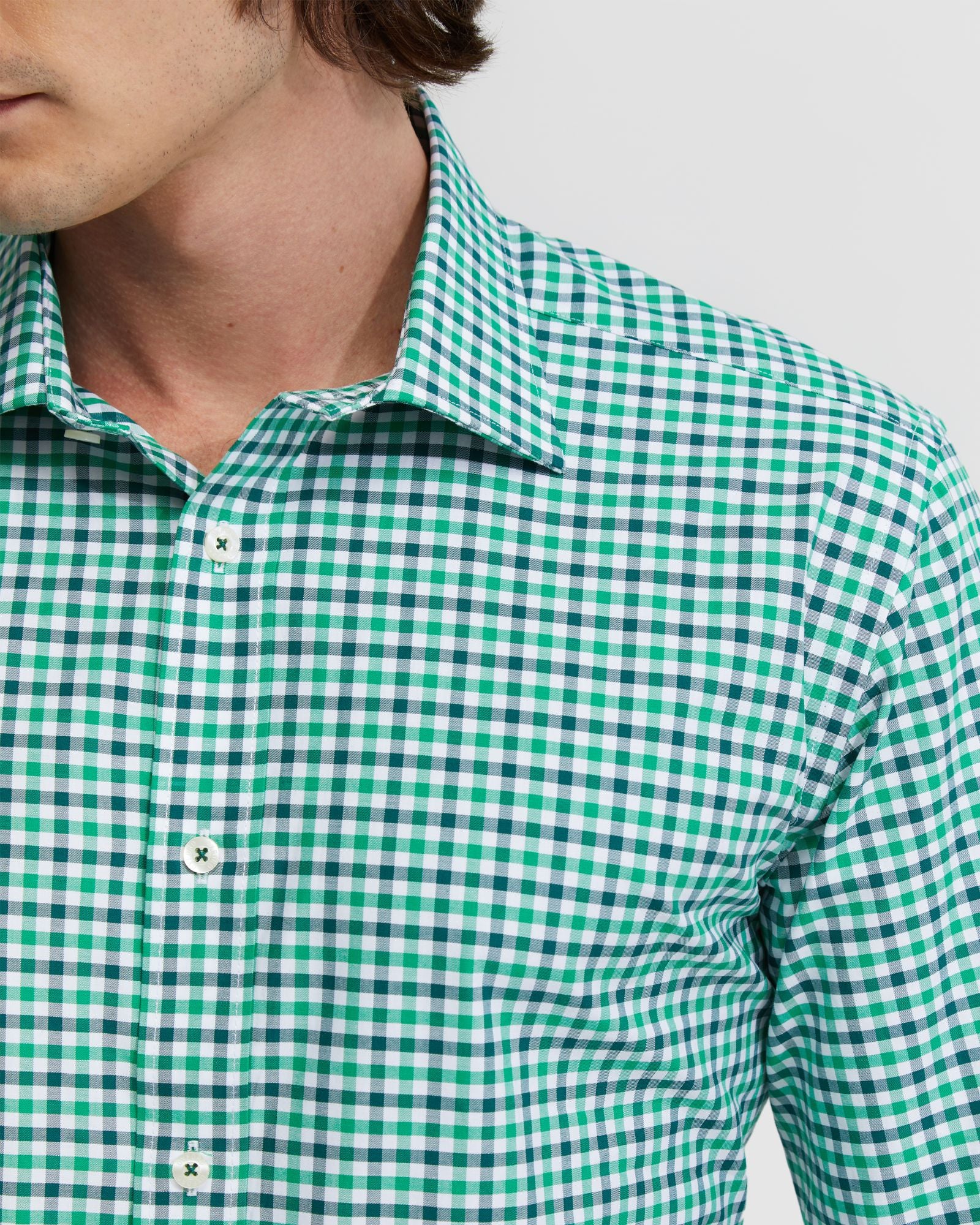 Islington Checked Cotton Shirt - Image 12