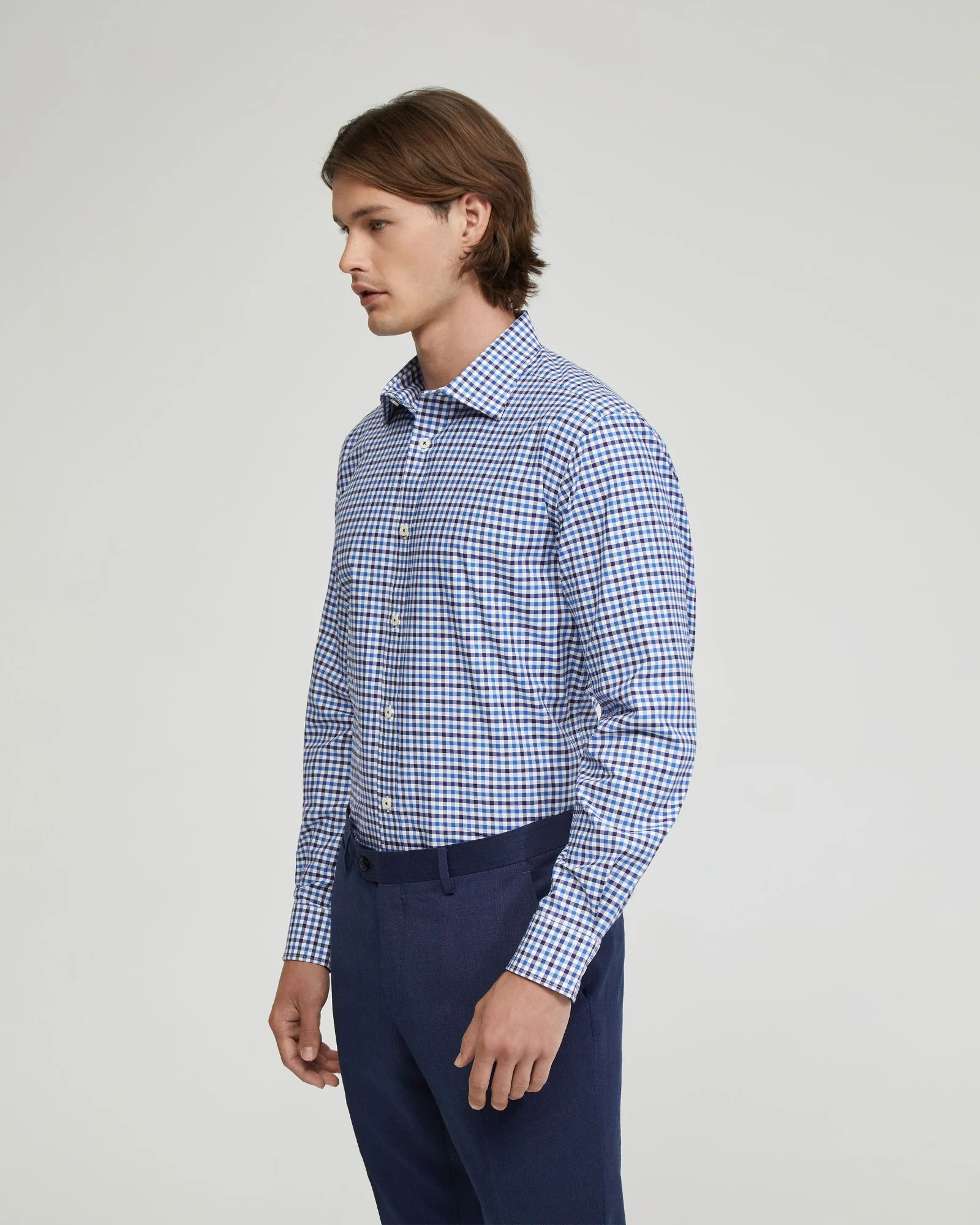 Islington Checked Cotton Shirt - Image 2