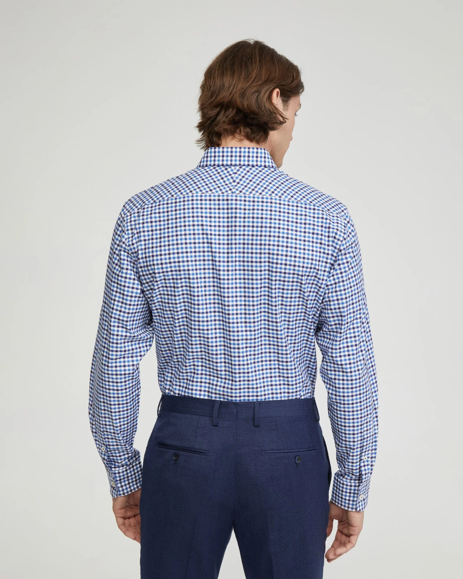 Islington Checked Cotton Shirt - Image 3