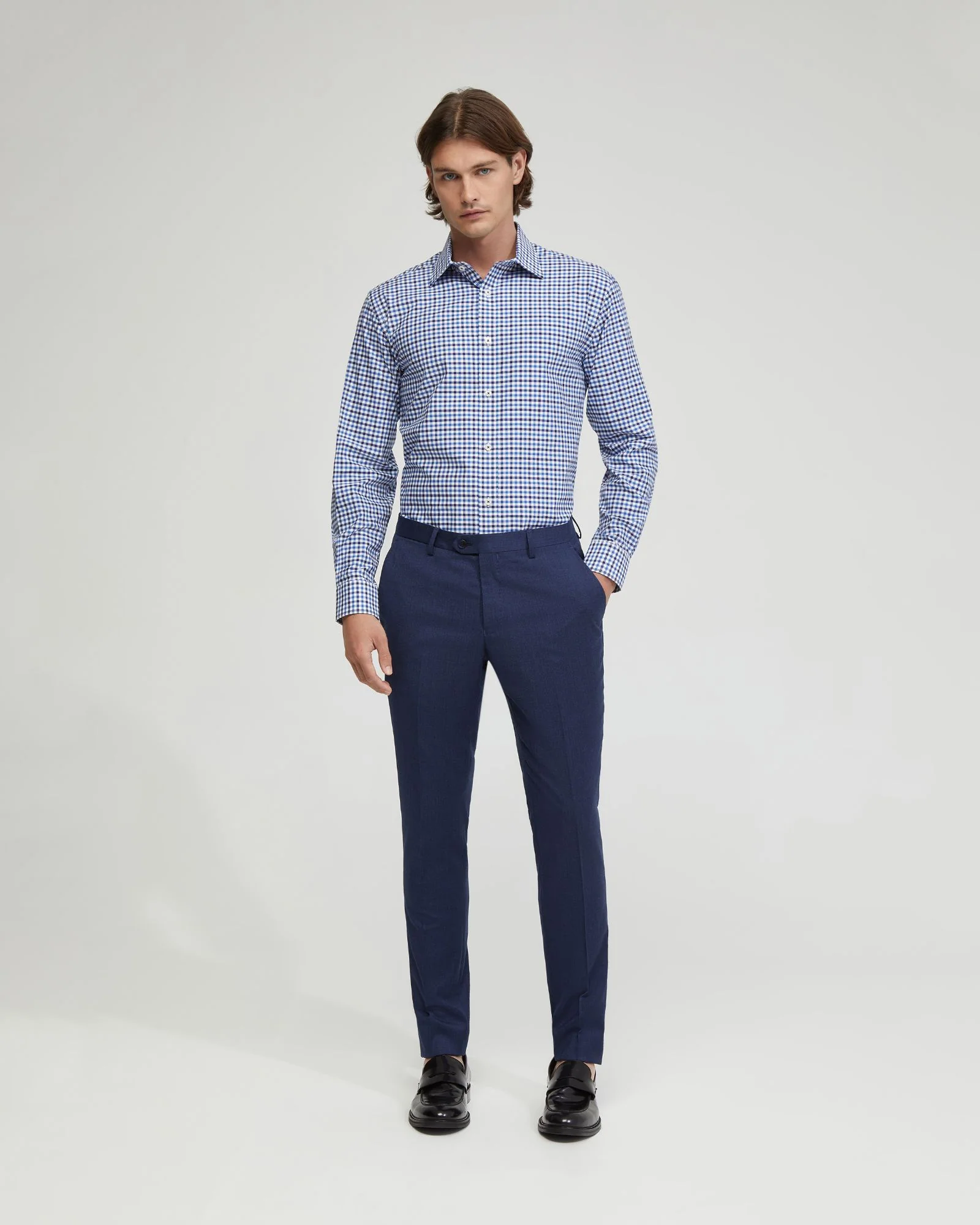 Islington Checked Cotton Shirt - Image 5