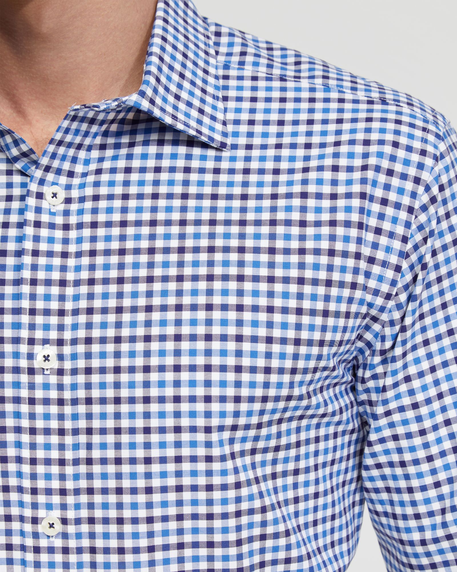 Islington Checked Cotton Shirt - Image 6