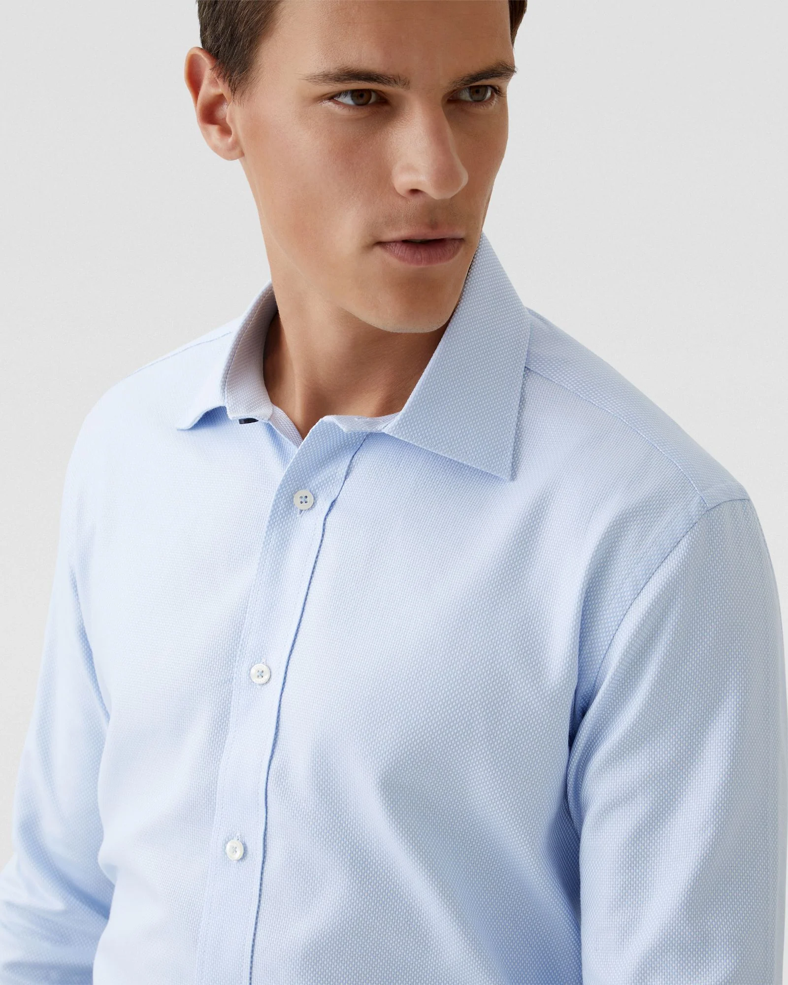 Islington Cotton Dobby Shirt - Image 4