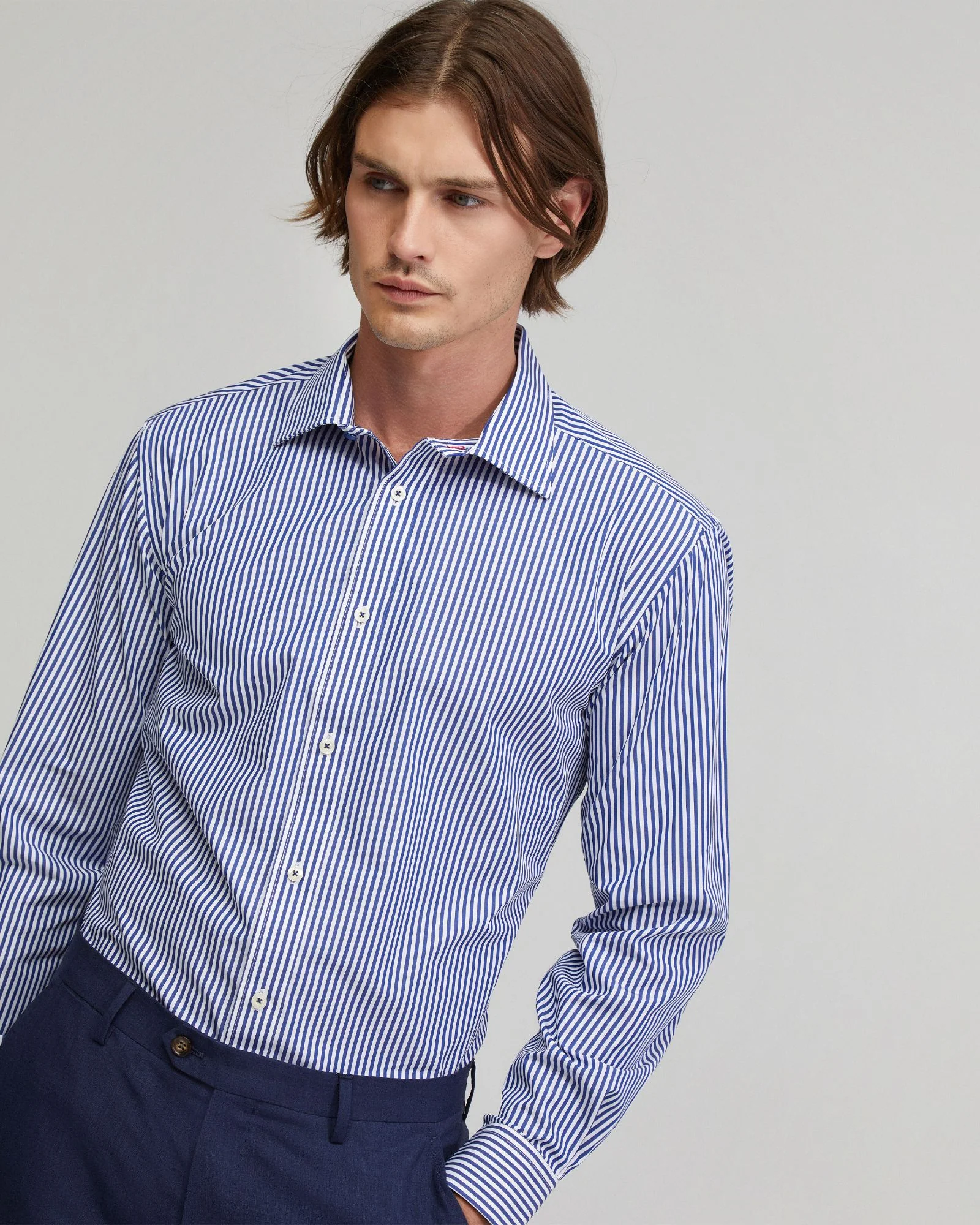 Islington Cotton Striped Shirt - Image 4