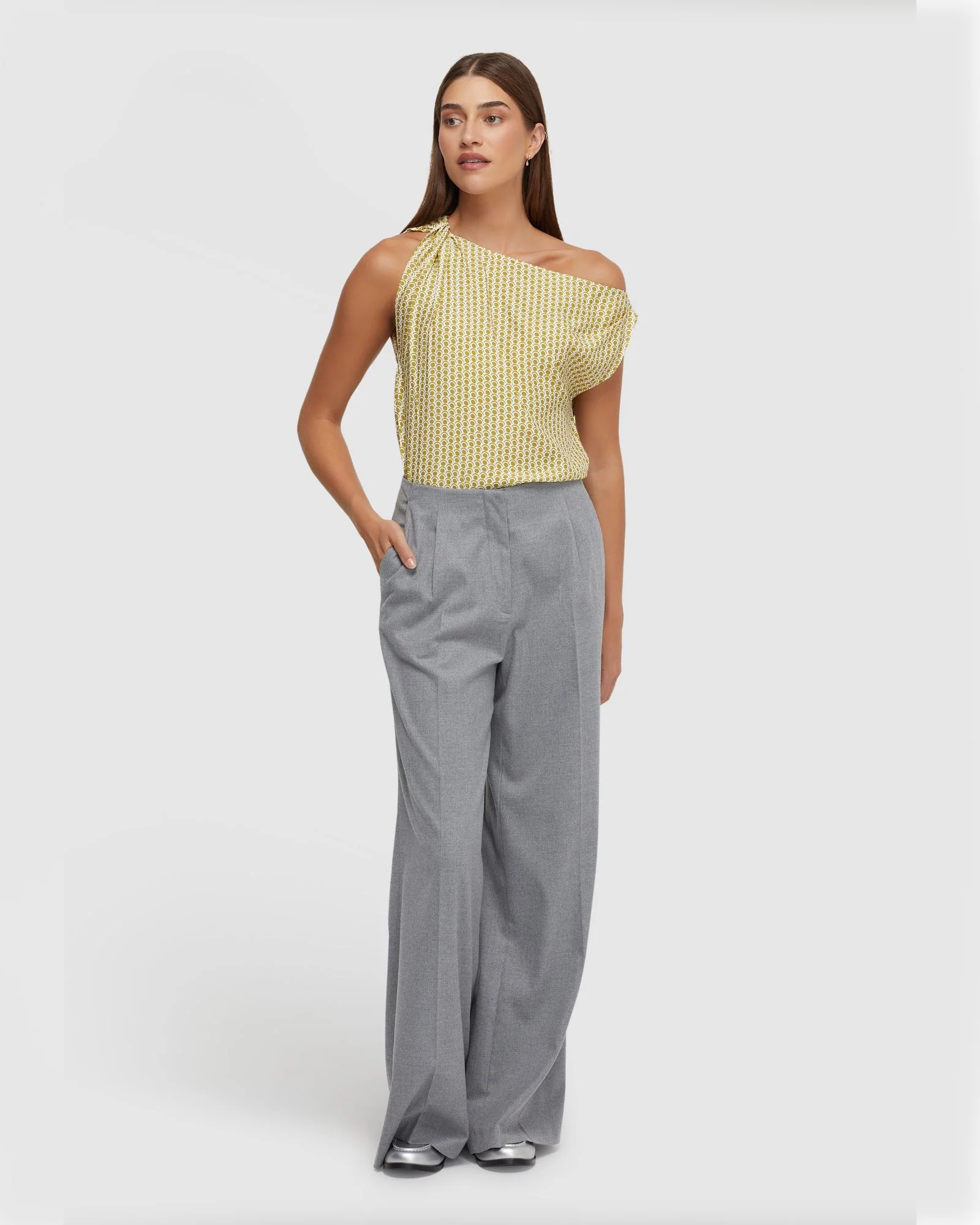 Jamie Spot Print Top